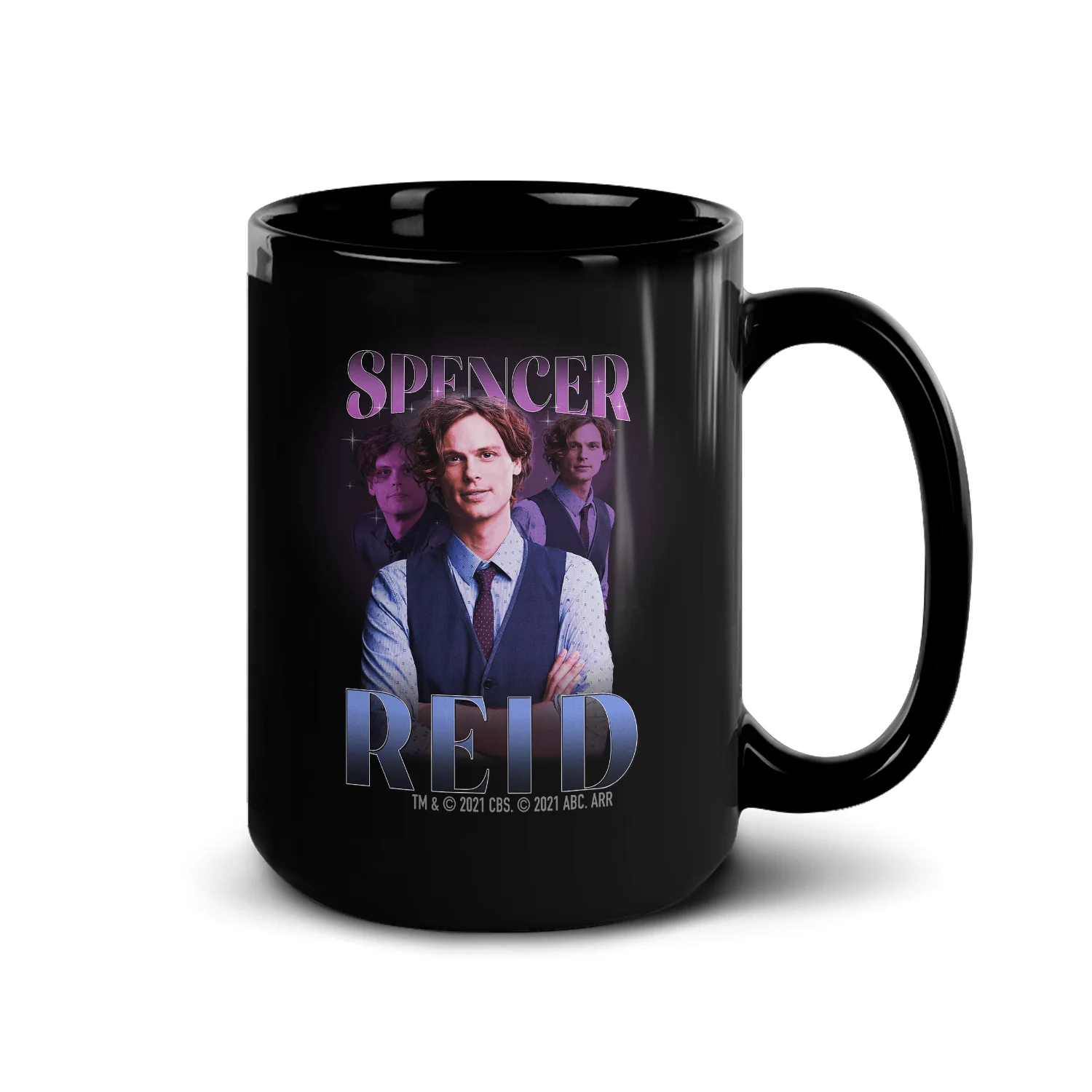 Criminal Minds Spencer Reid Heart Throb Black Mug - Image 7