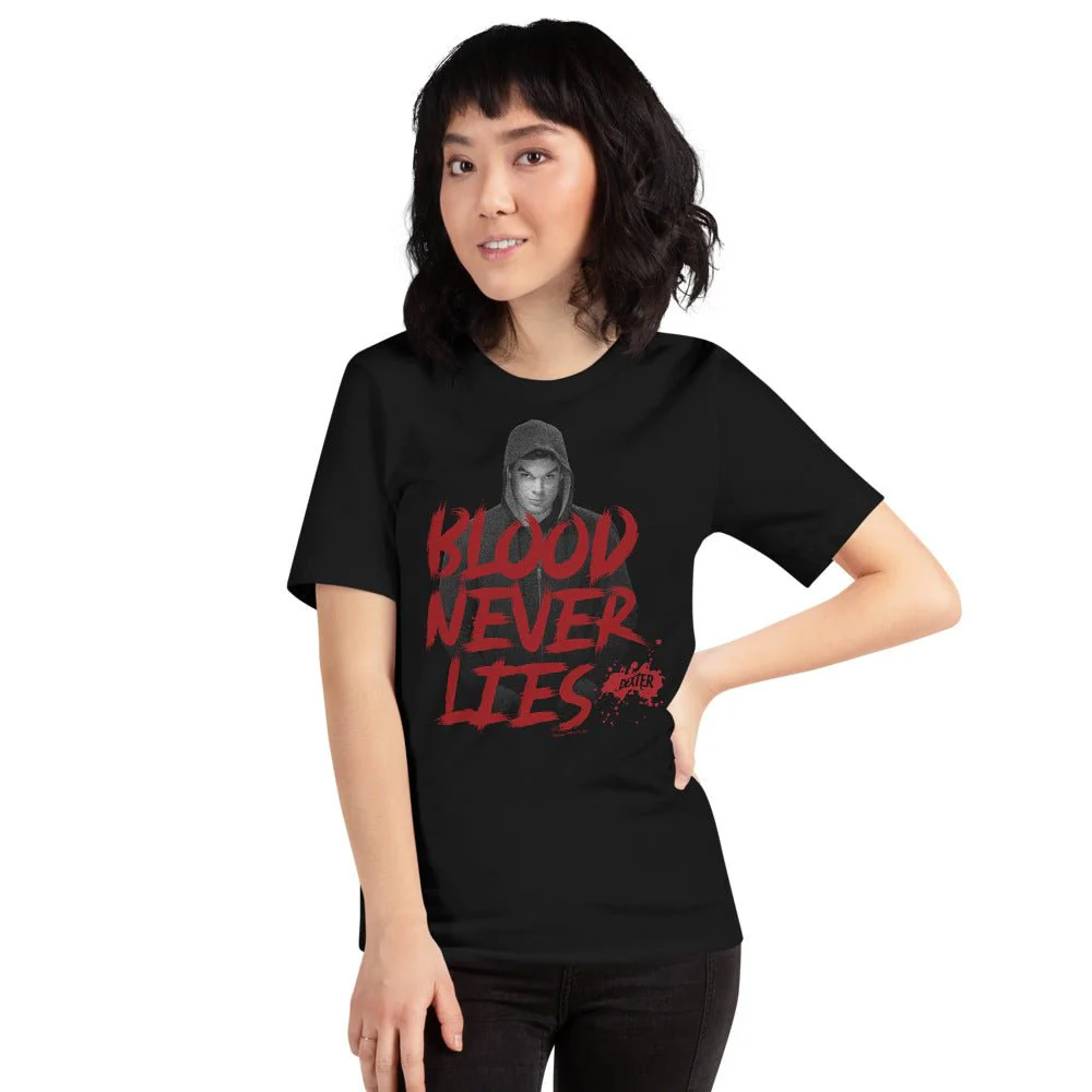 Dexter Blood Never Lies Unisex T-Shirt - Image 4