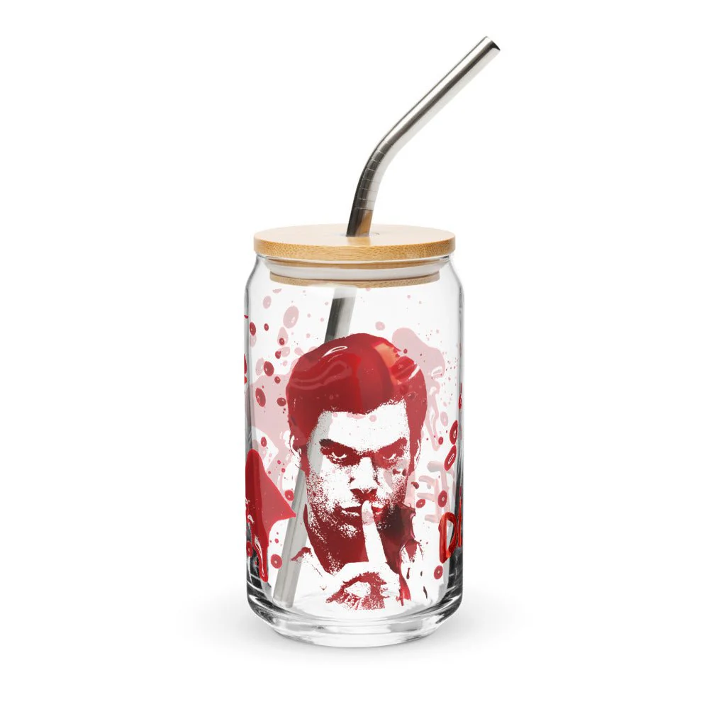 Dexter Guilt Can Be A Killer Can Shaped Glass