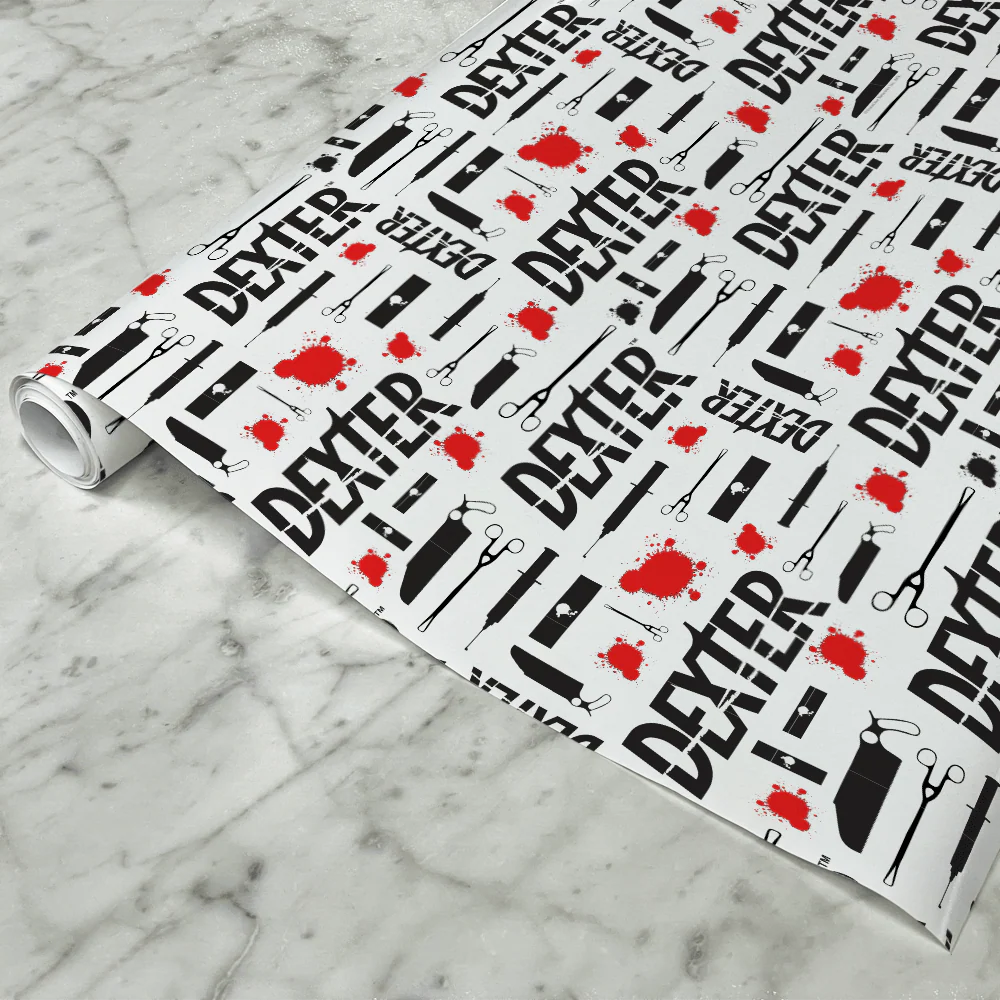 Dexter Icons Pattern Gift Wrap - Image 3