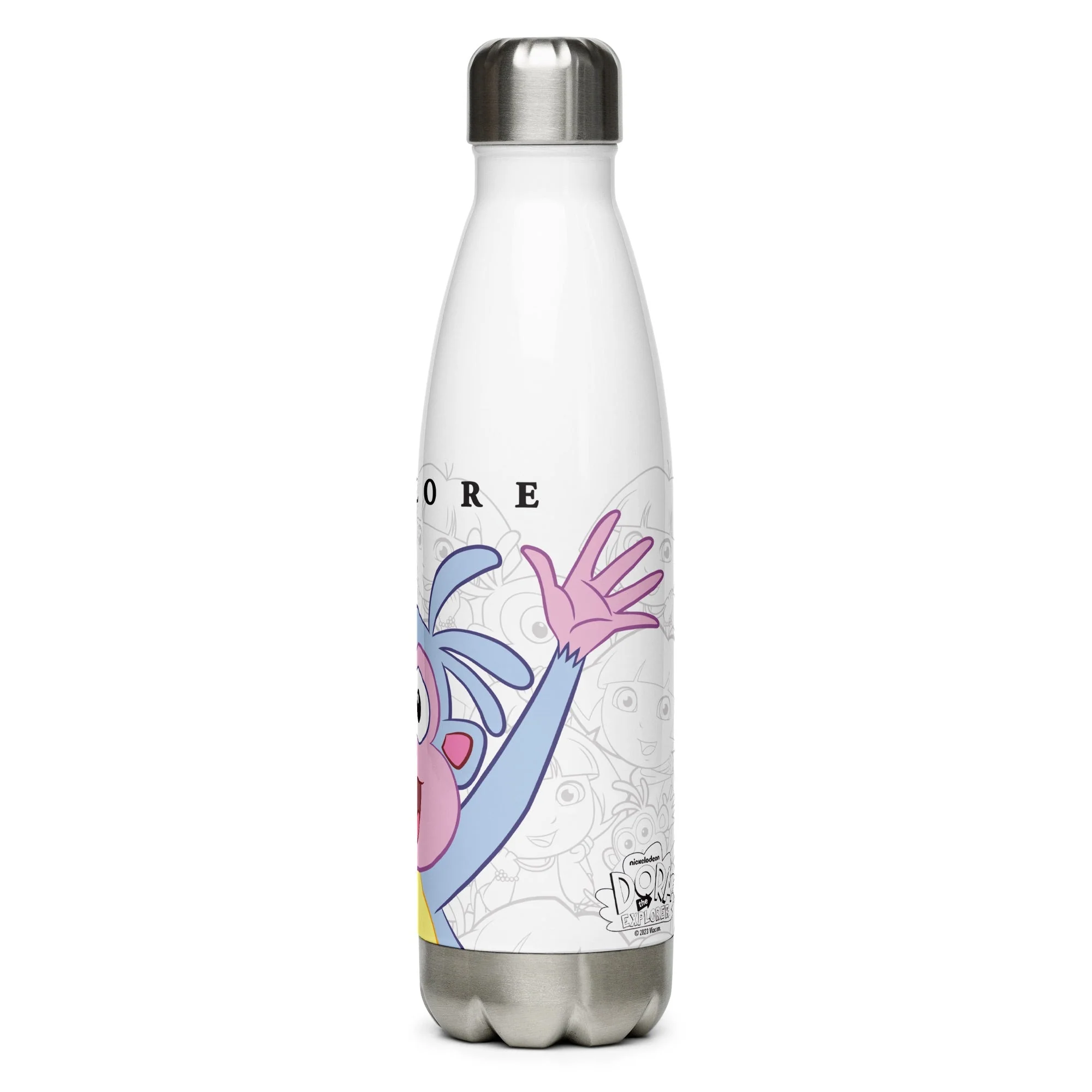 Dora the Explorer Boots Stainless Steel Water Bottle - Image 3