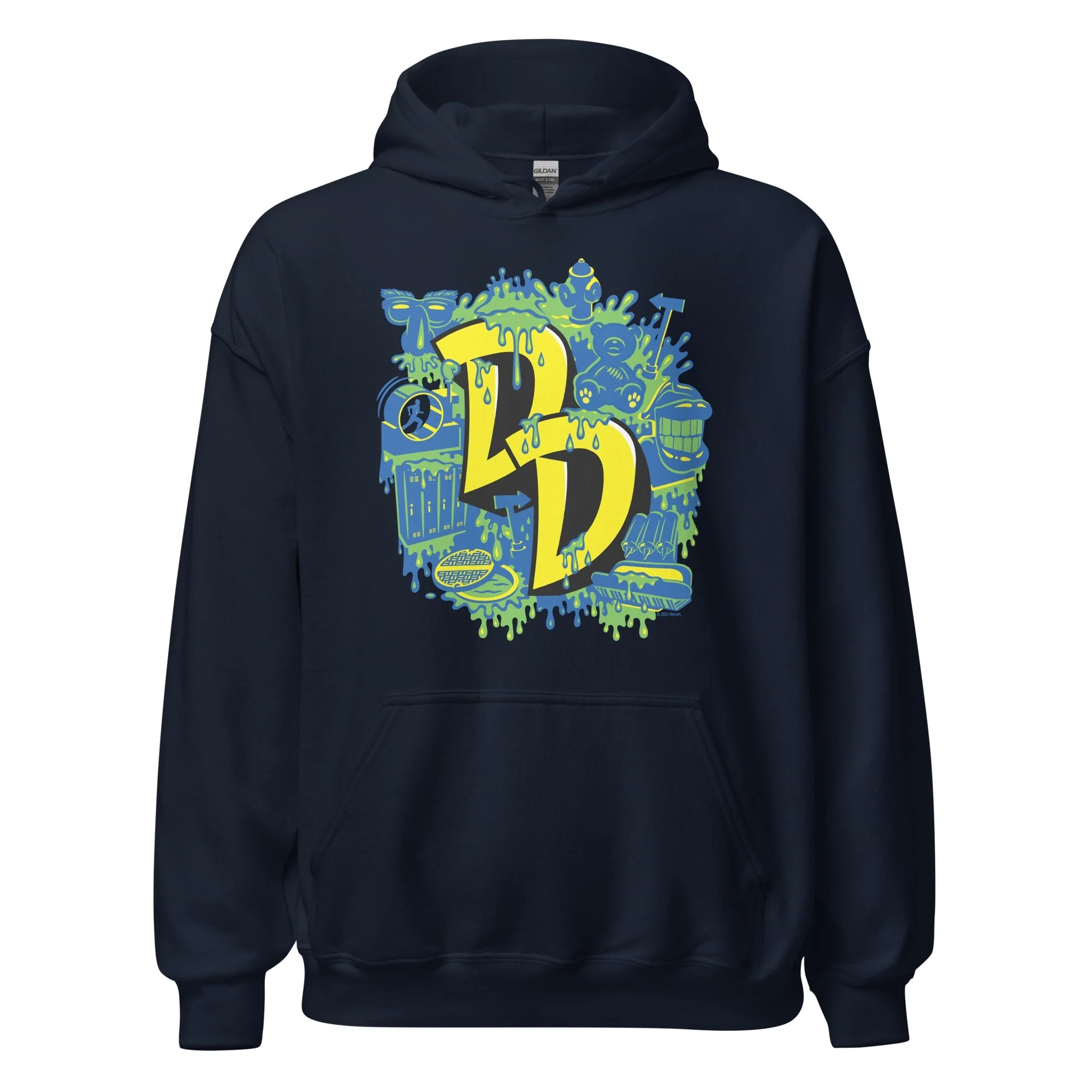 Double Dare Grab That Flag! Adult Hooded Sweatshirt - Image 6