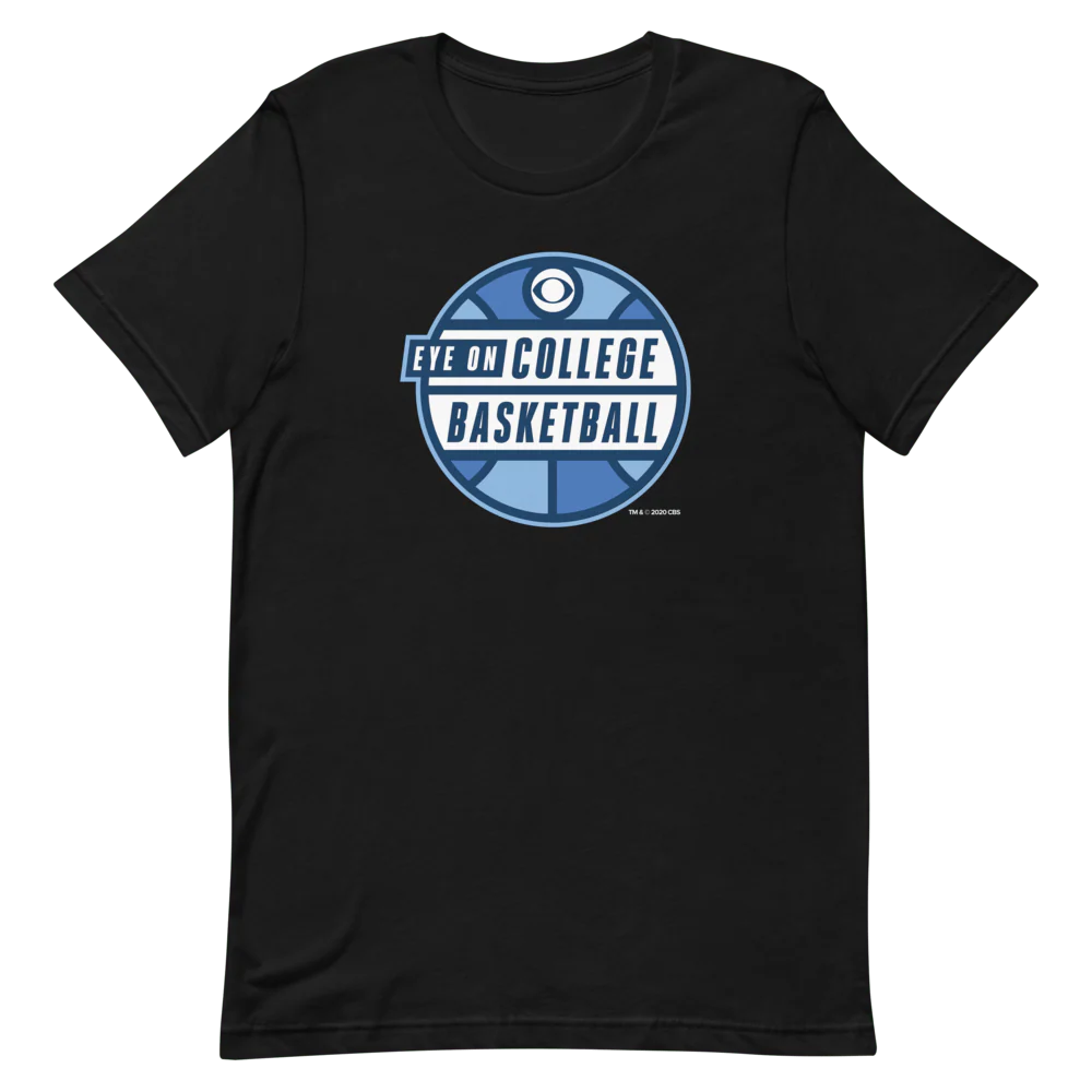 Eye on College Basketball Podcast Logo Adult Short Sleeve T-Shirt
