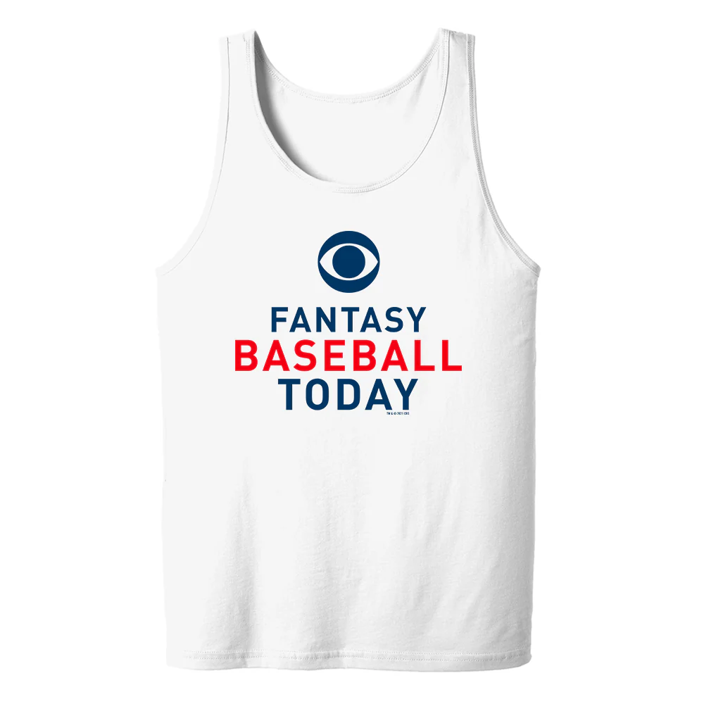 Fantasy Baseball Today Podcast Logo Adult Tank Top - Image 2