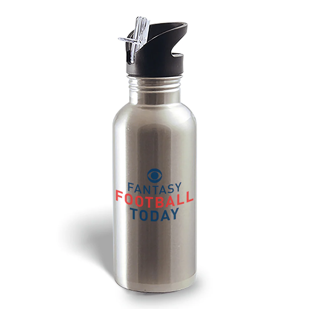 Fantasy Football Today Podcast Logo 20 oz Water Bottle
