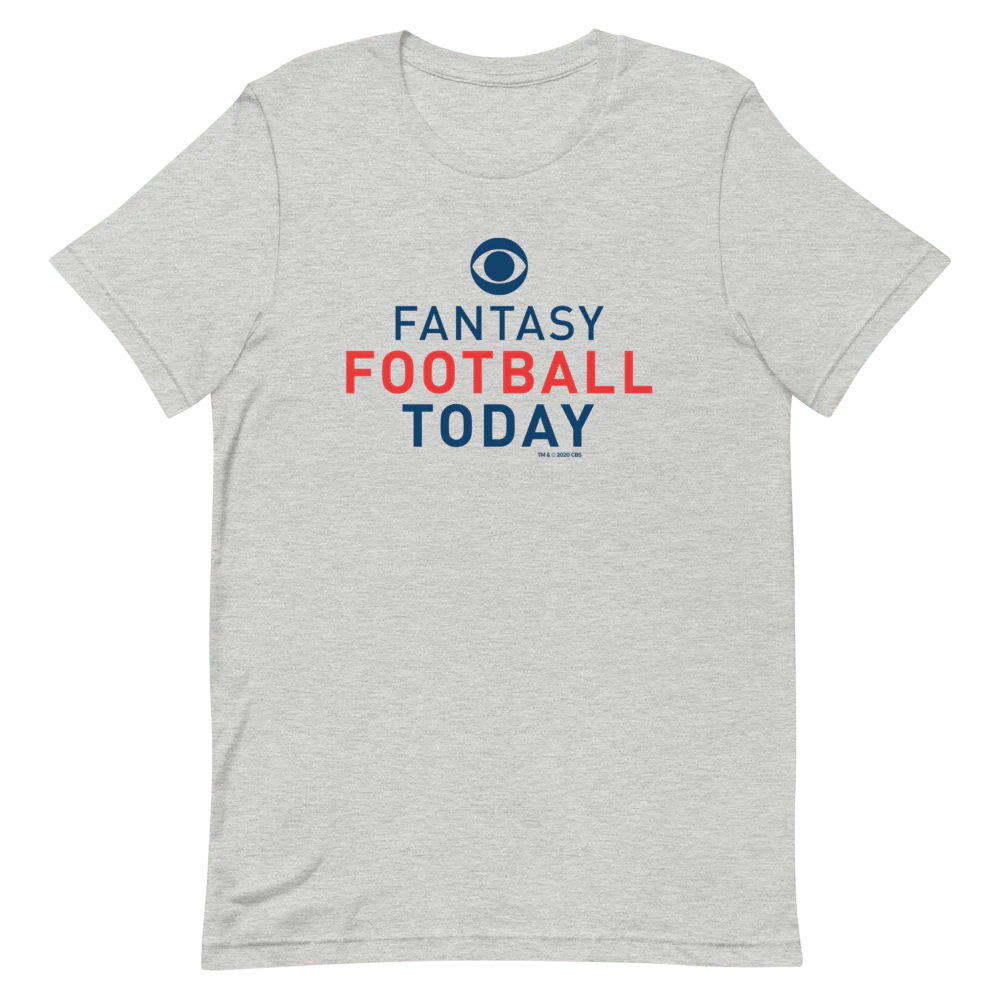 Fantasy Football Today Podcast Logo Adult Short Sleeve T-Shirt