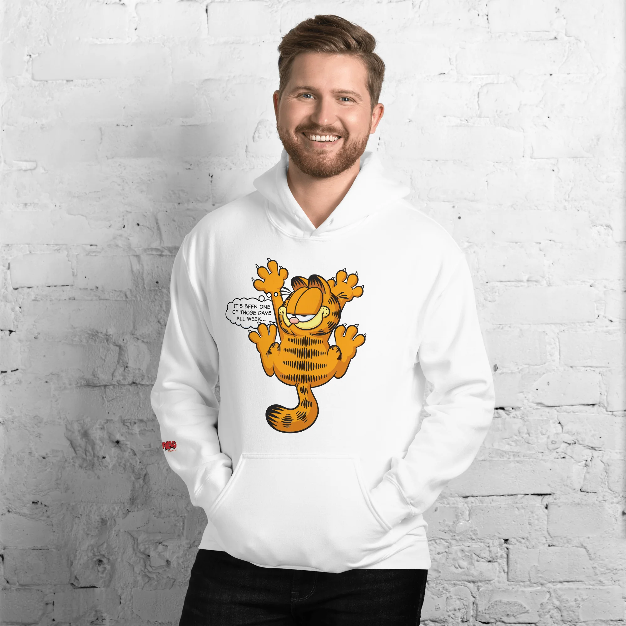 Garfield One Of Those Days Hooded Sweatshirt - Image 6