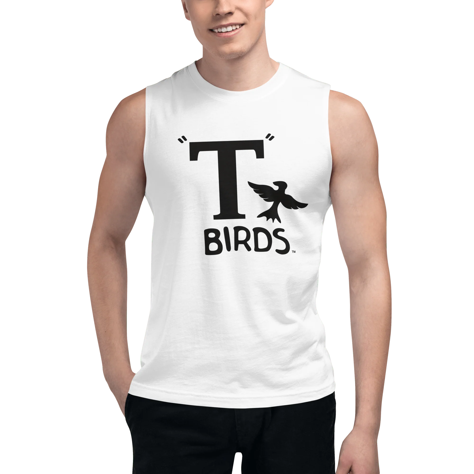 Grease T-Birds Unisex Muscle Tank Top - Image 3