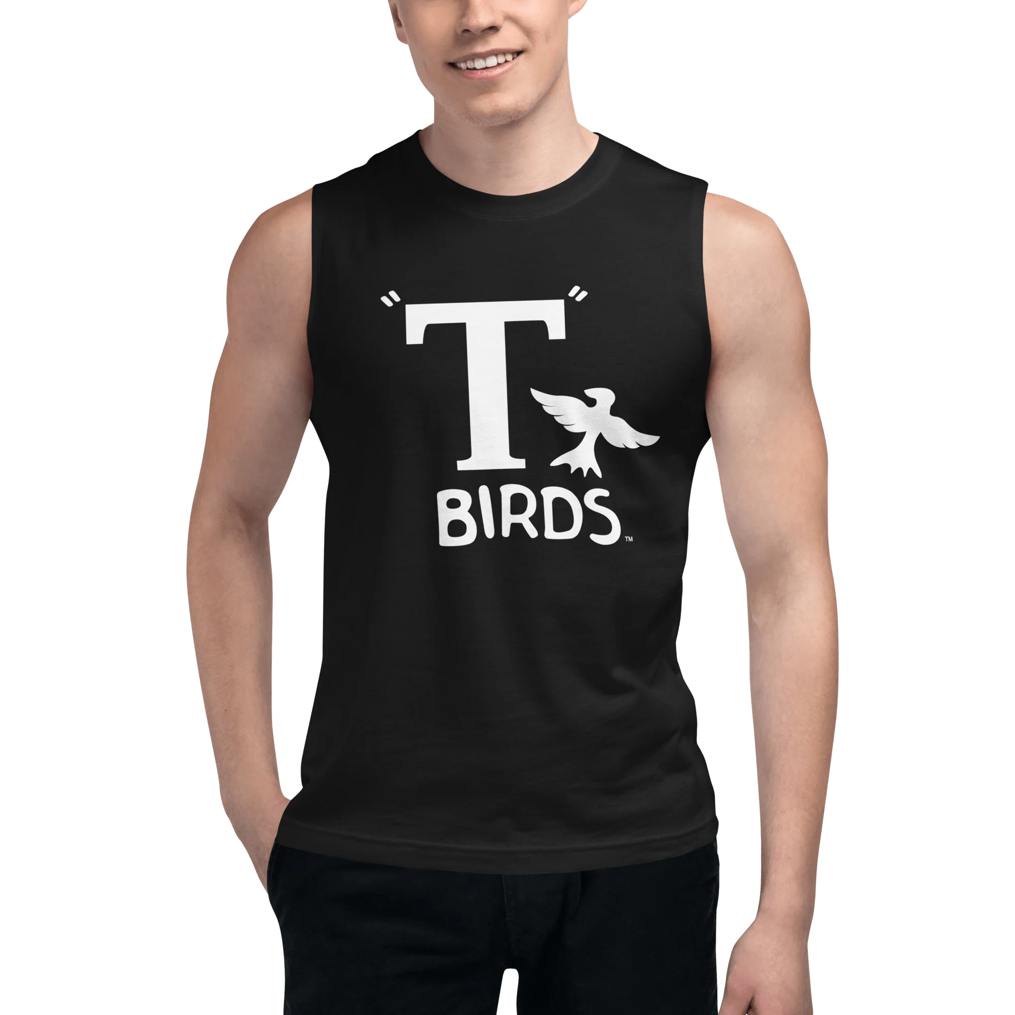 Grease T-Birds Unisex Muscle Tank Top - Image 4