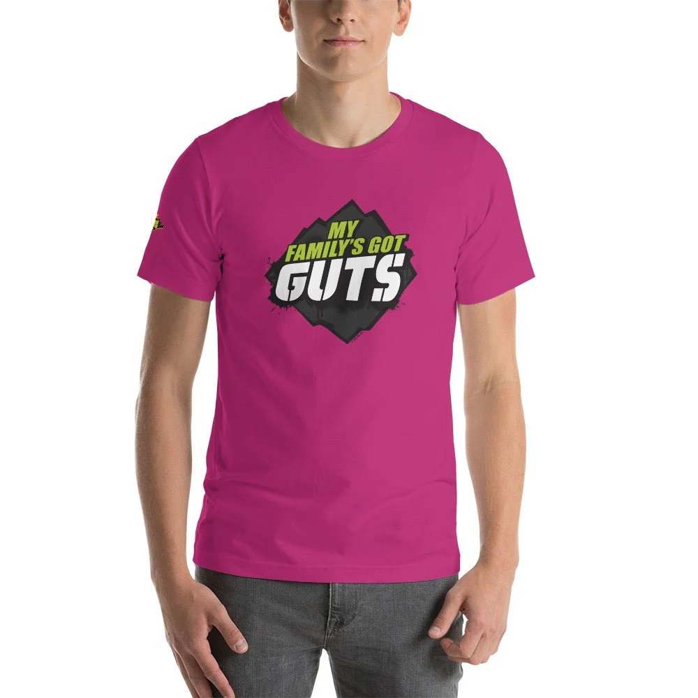 Guts My Family's Got Guts Adult Short Sleeve T-Shirt - Image 3