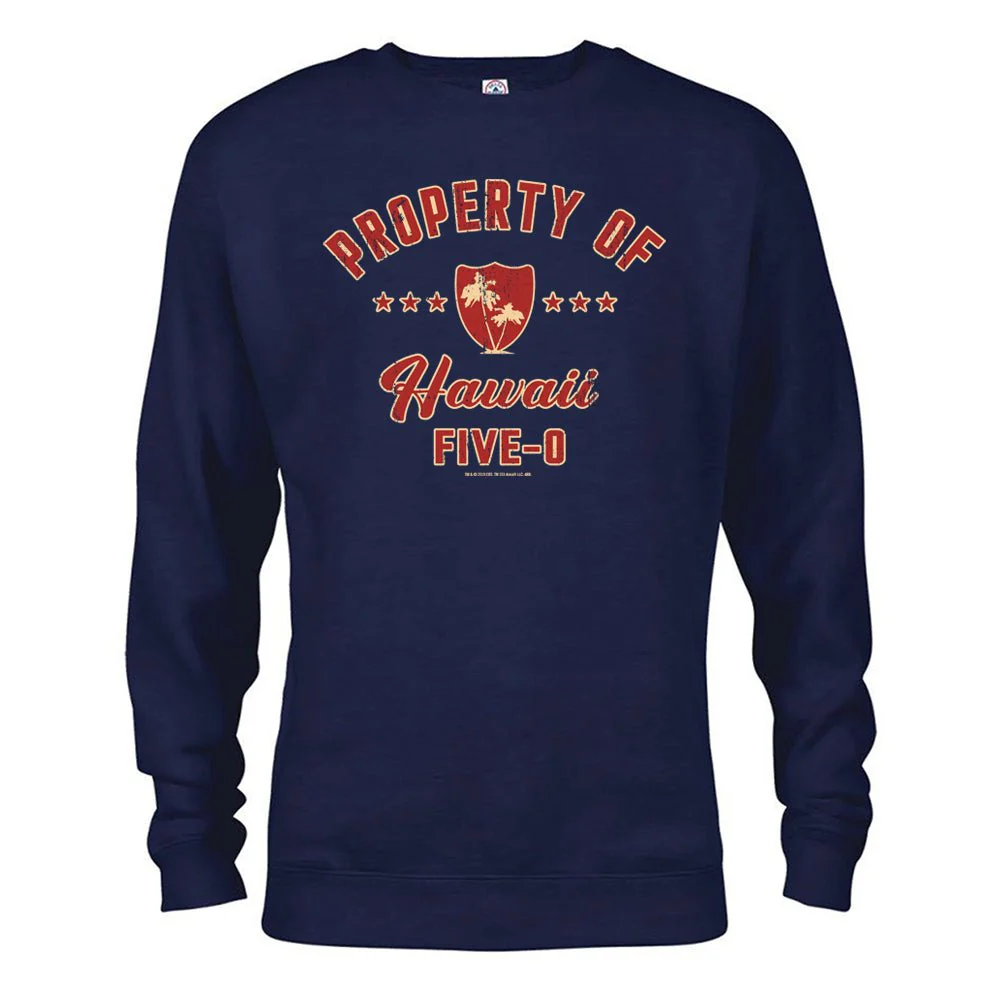Hawaii Five-0 Property of Hawaii Fleece Crewneck Sweatshirt - Image 3