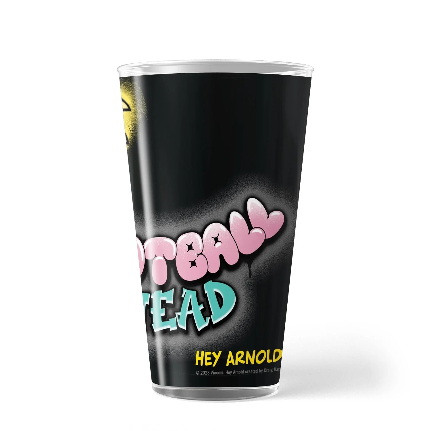 Hey Arnold! Football Head 17 oz Pint Glass - Image 5