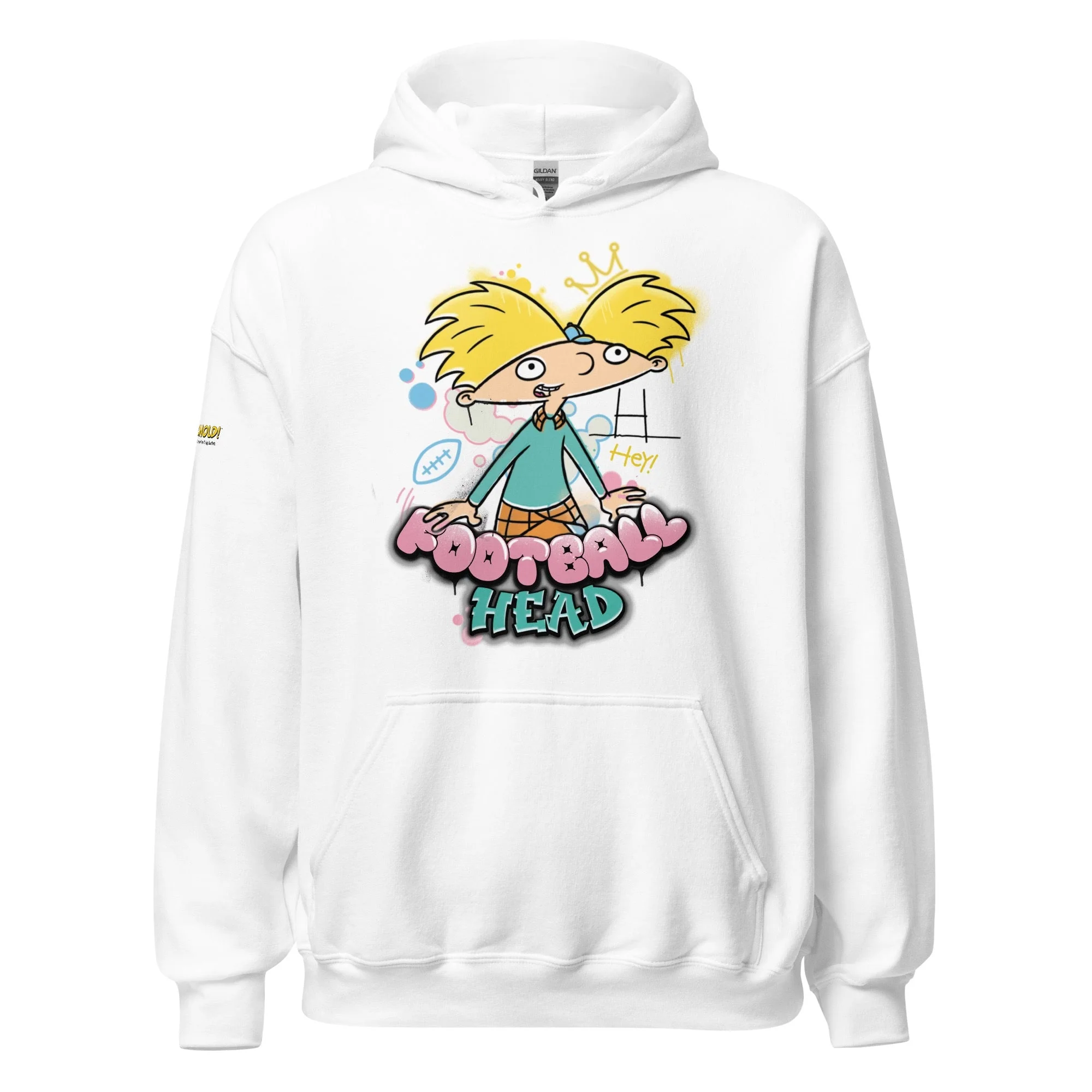 Hey Arnold! Football Head Hooded Sweatshirt - Image 6