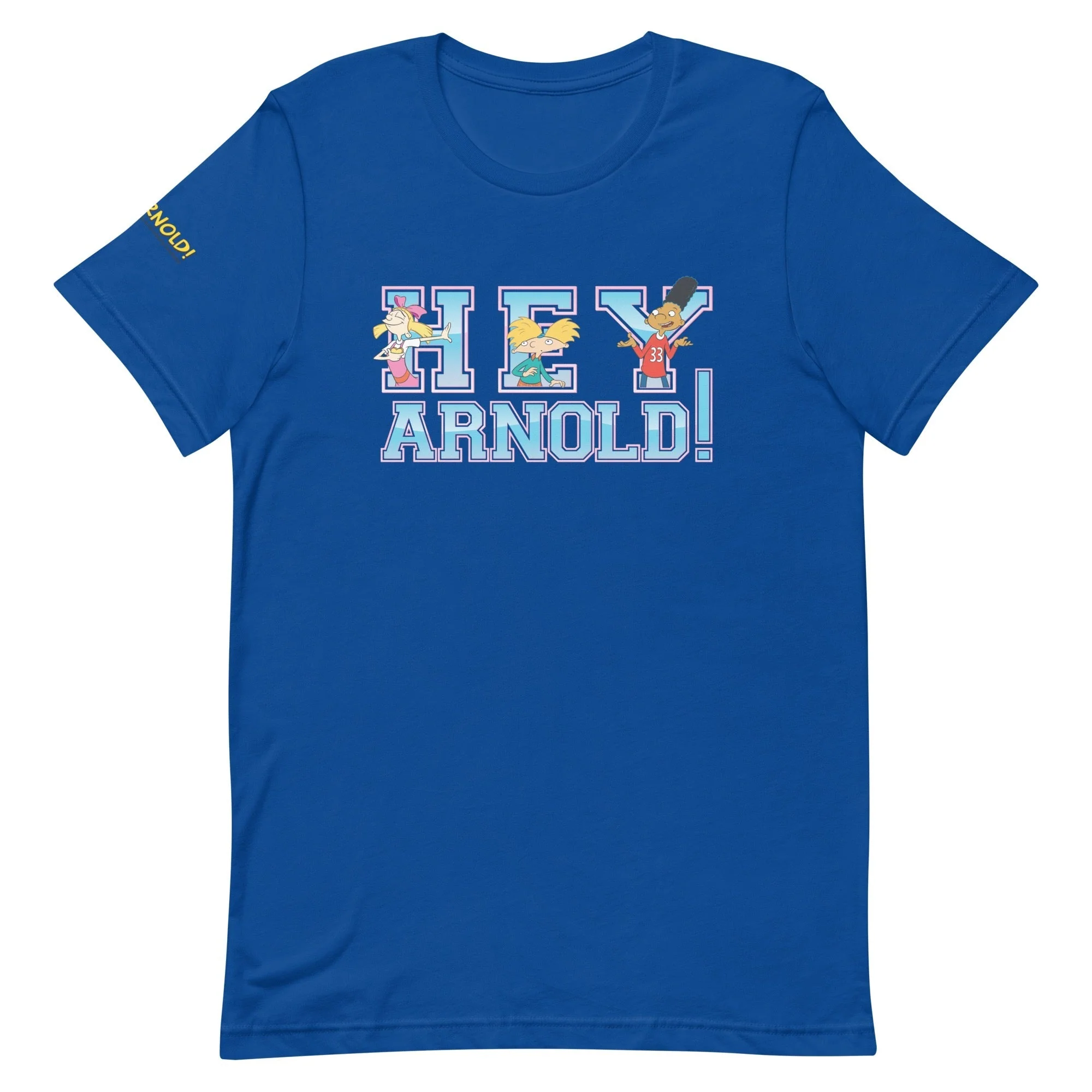 Hey Arnold! Varsity Adult Short Sleeve T-Shirt - Image 2