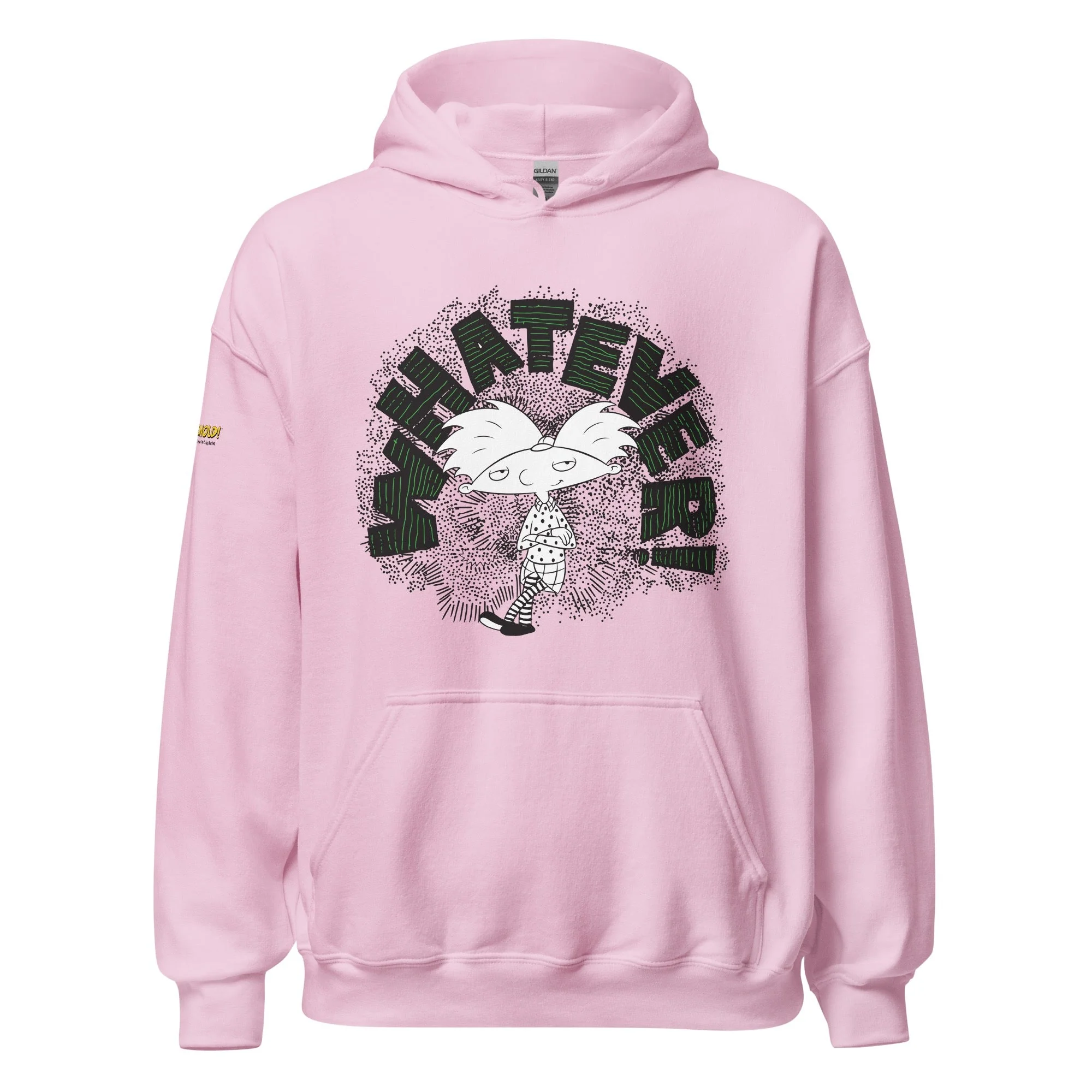 Hey Arnold! Whatever! Hooded Sweatshirt - Image 4