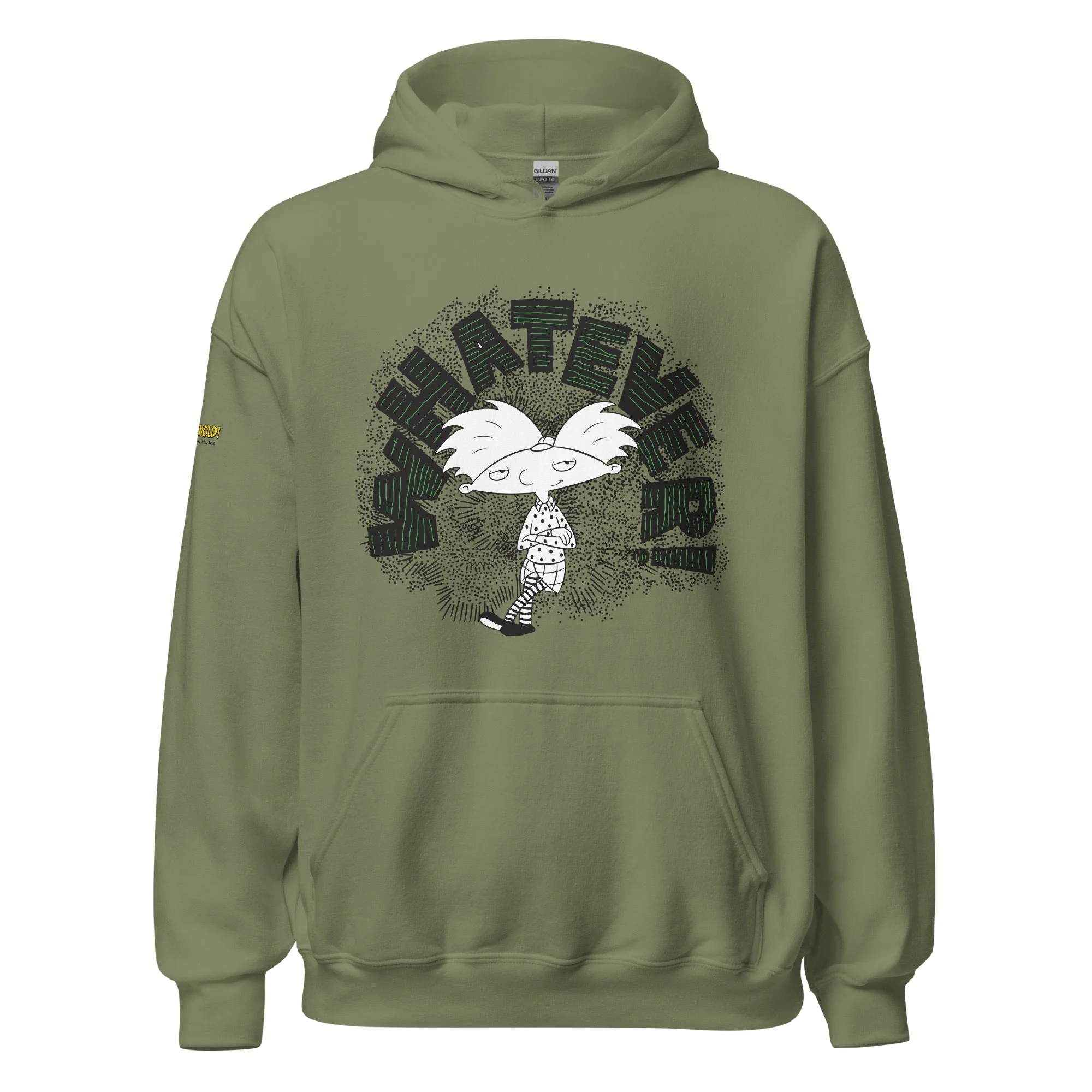 Hey Arnold! Whatever! Hooded Sweatshirt - Image 5