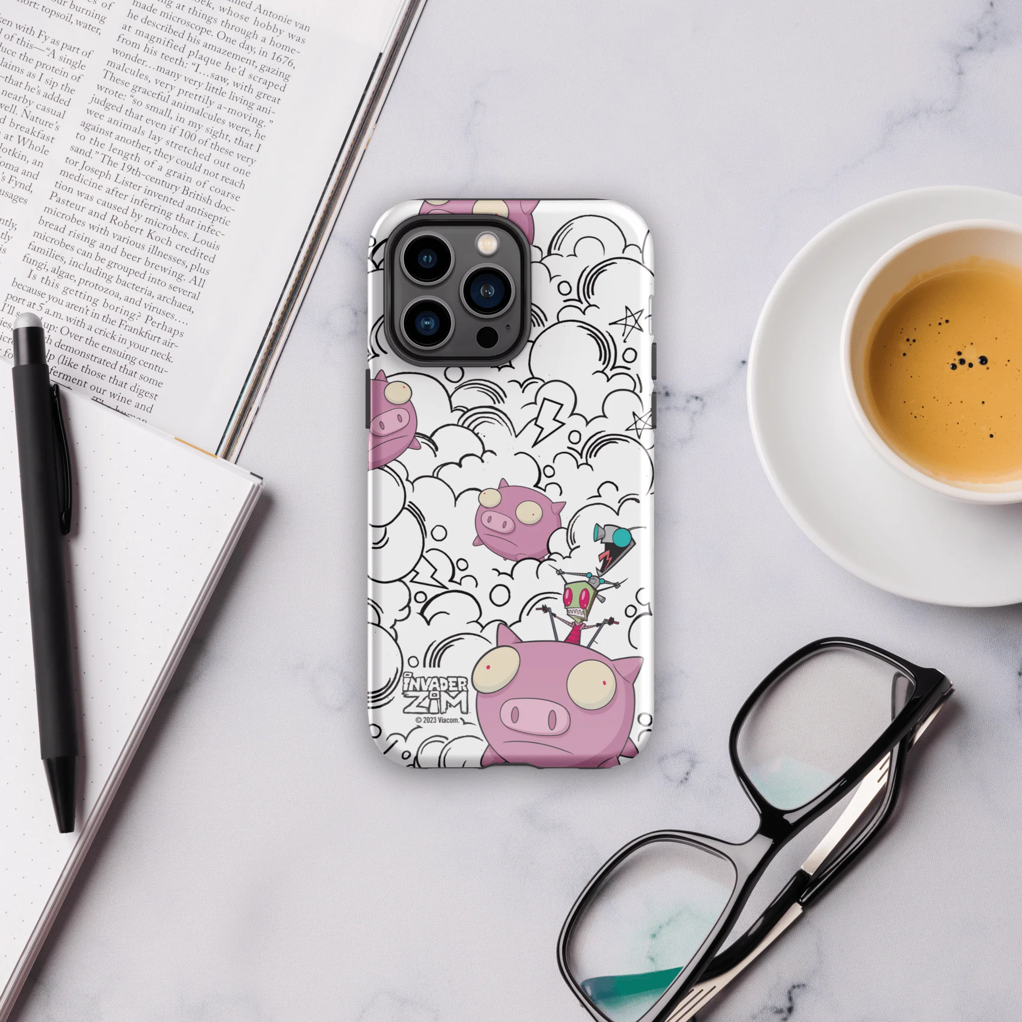 Invader Zim Pigs Tough Phone Case - iPhone - Image 36