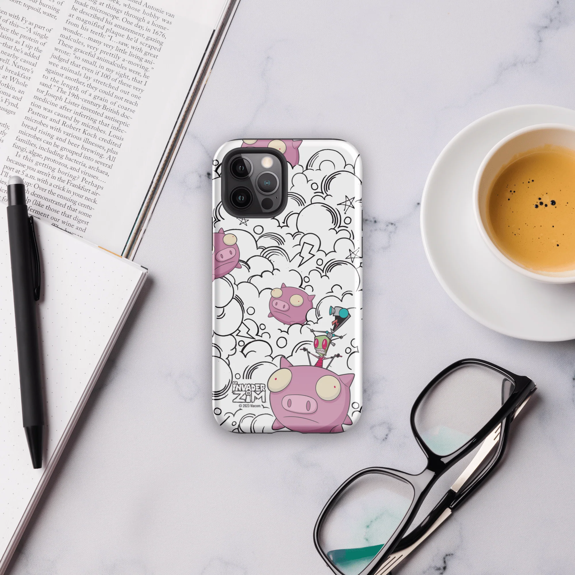 Invader Zim Pigs Tough Phone Case - iPhone - Image 9