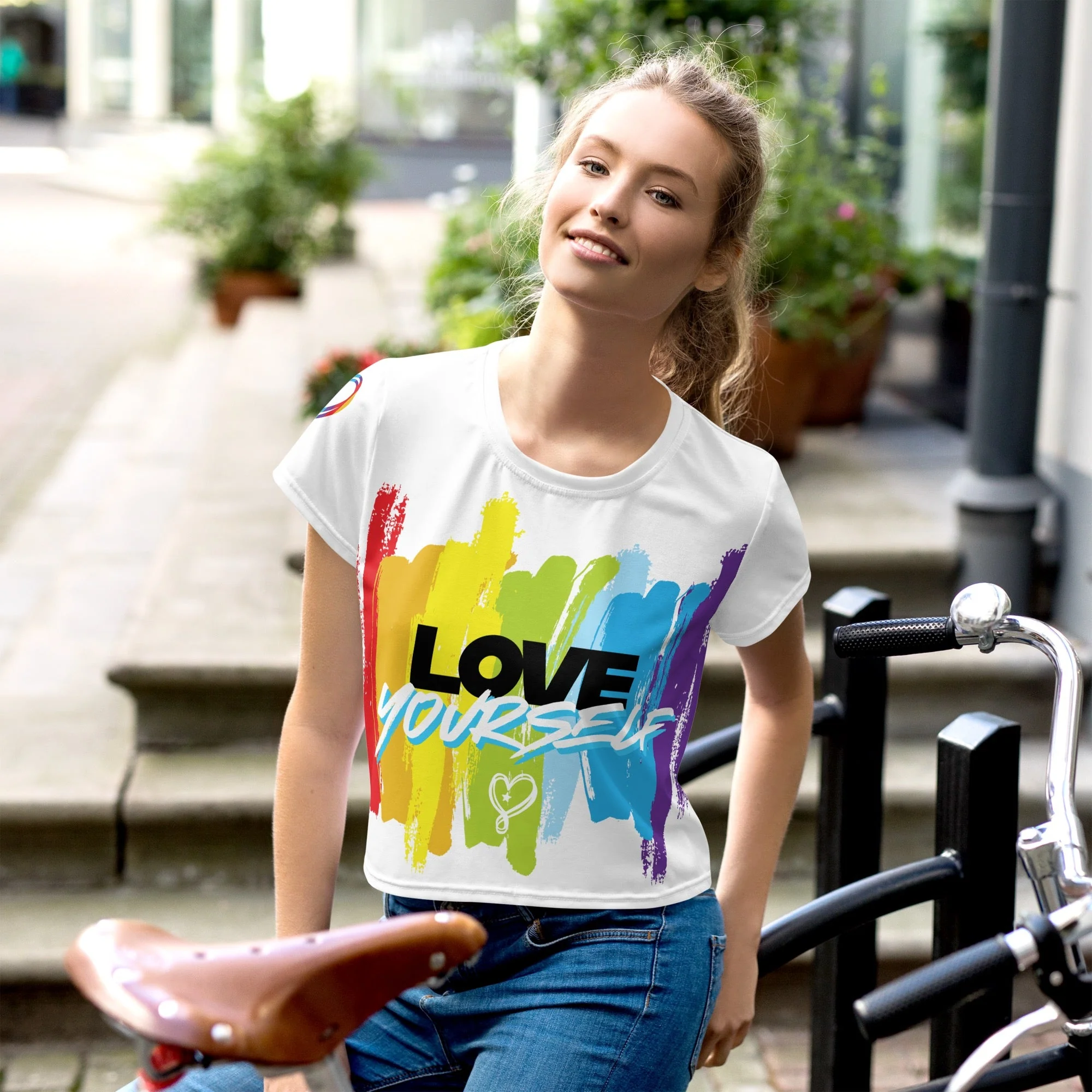 JoJo Siwa Love Yourself Women's Crop T-Shirt - Image 5