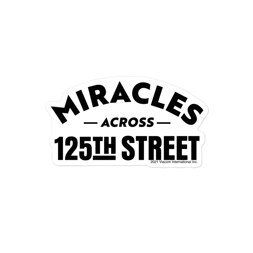 Miracles Across 125th Street Murda Count Harlem Die Cut Sticker