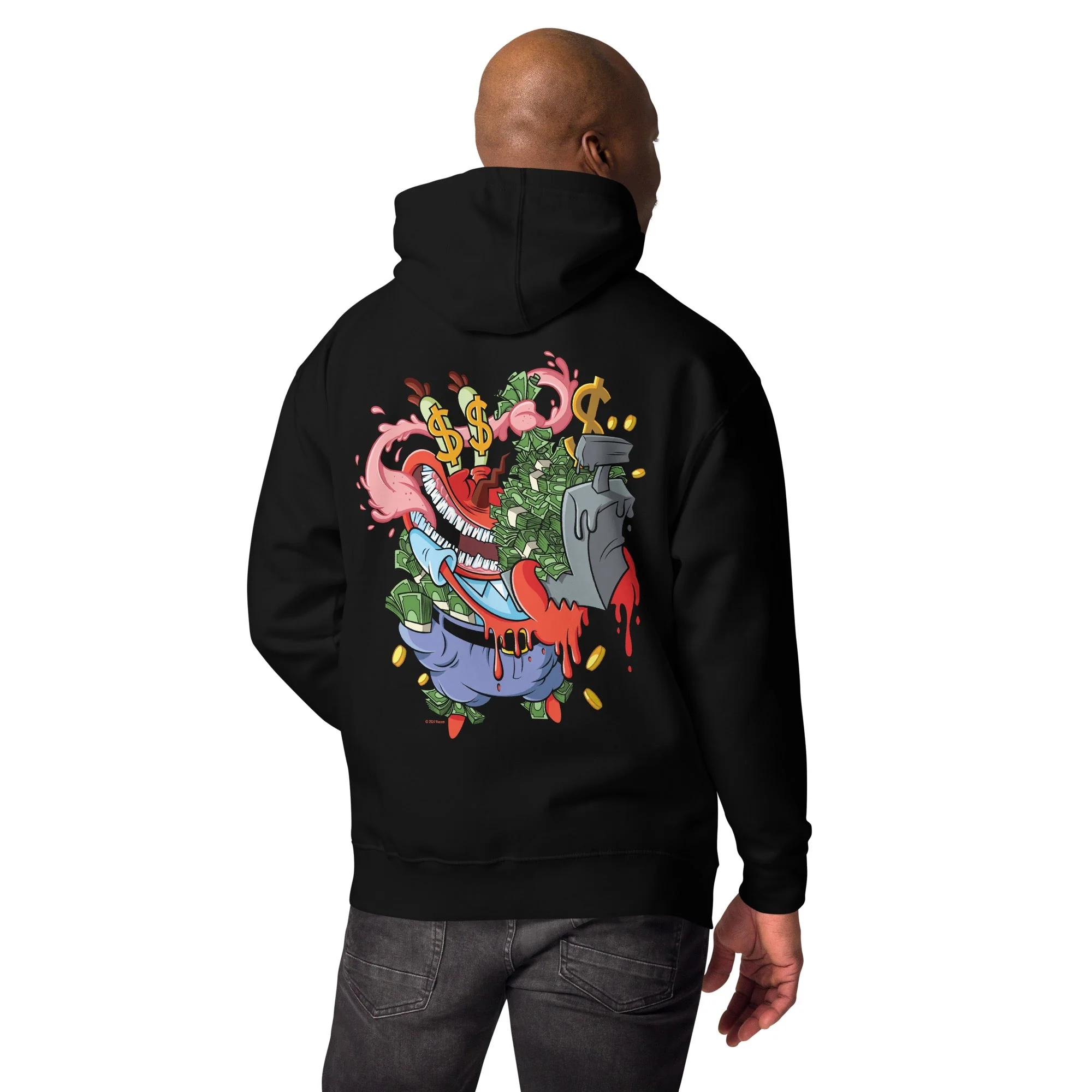 Spongebob Squarepants Mr. Krabs Krusty Pants Adult Hoodie - Image 7