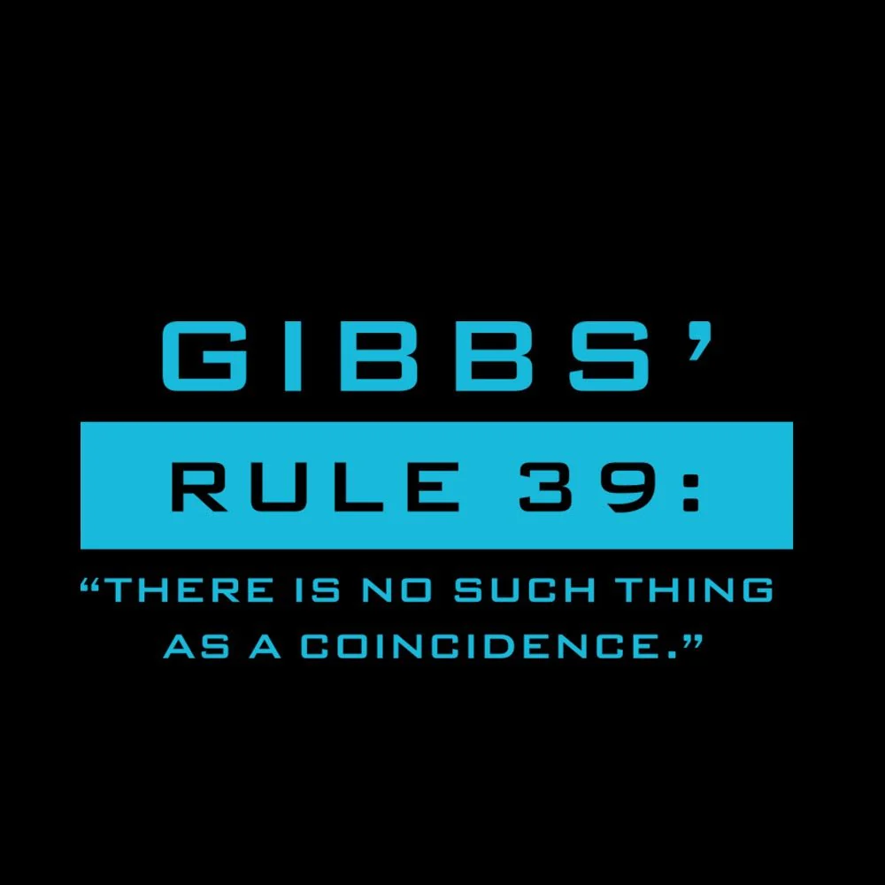 NCIS Gibb's Rule 39 Black Mug - Image 2