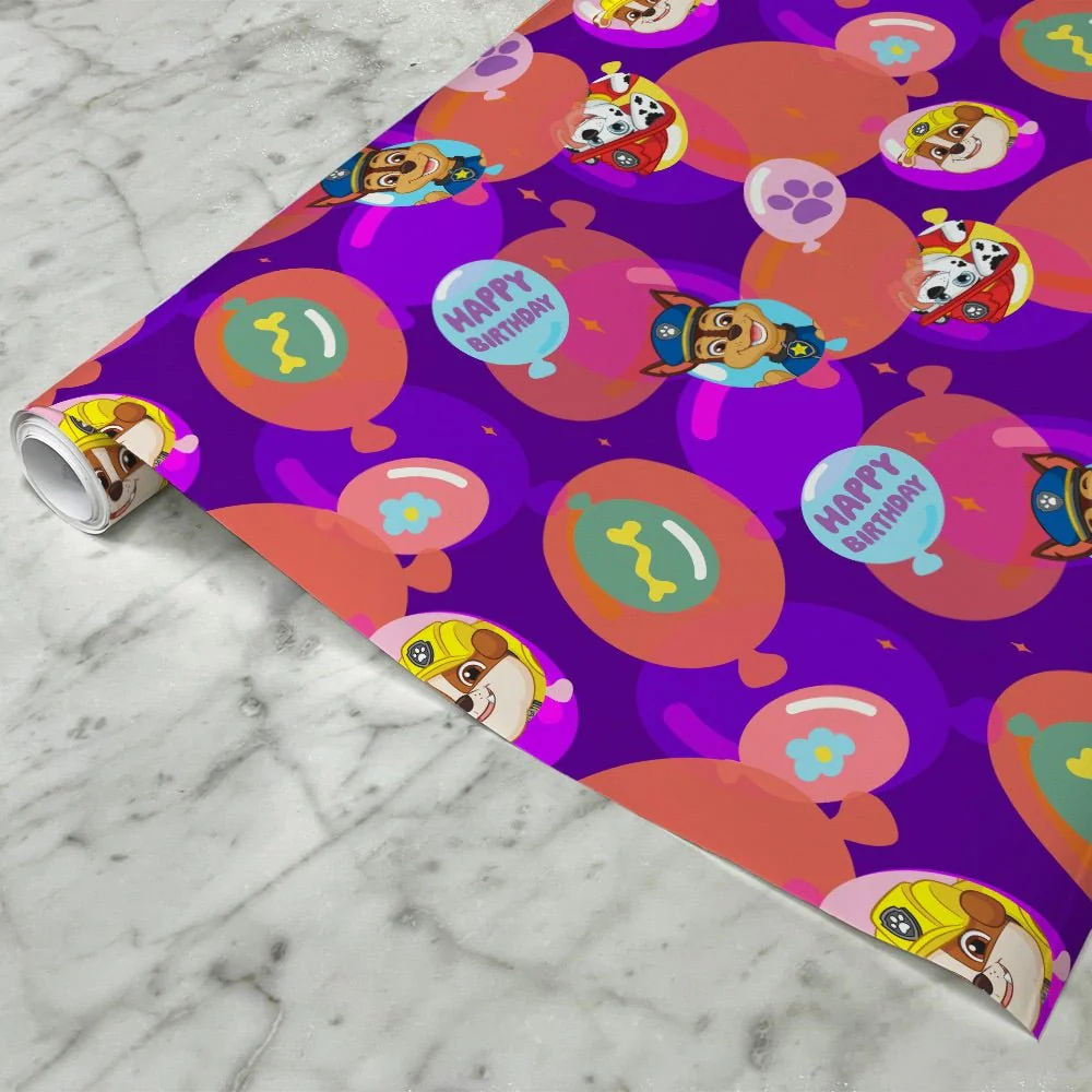 Paw Patrol Birthday Gift Wrap - Image 3