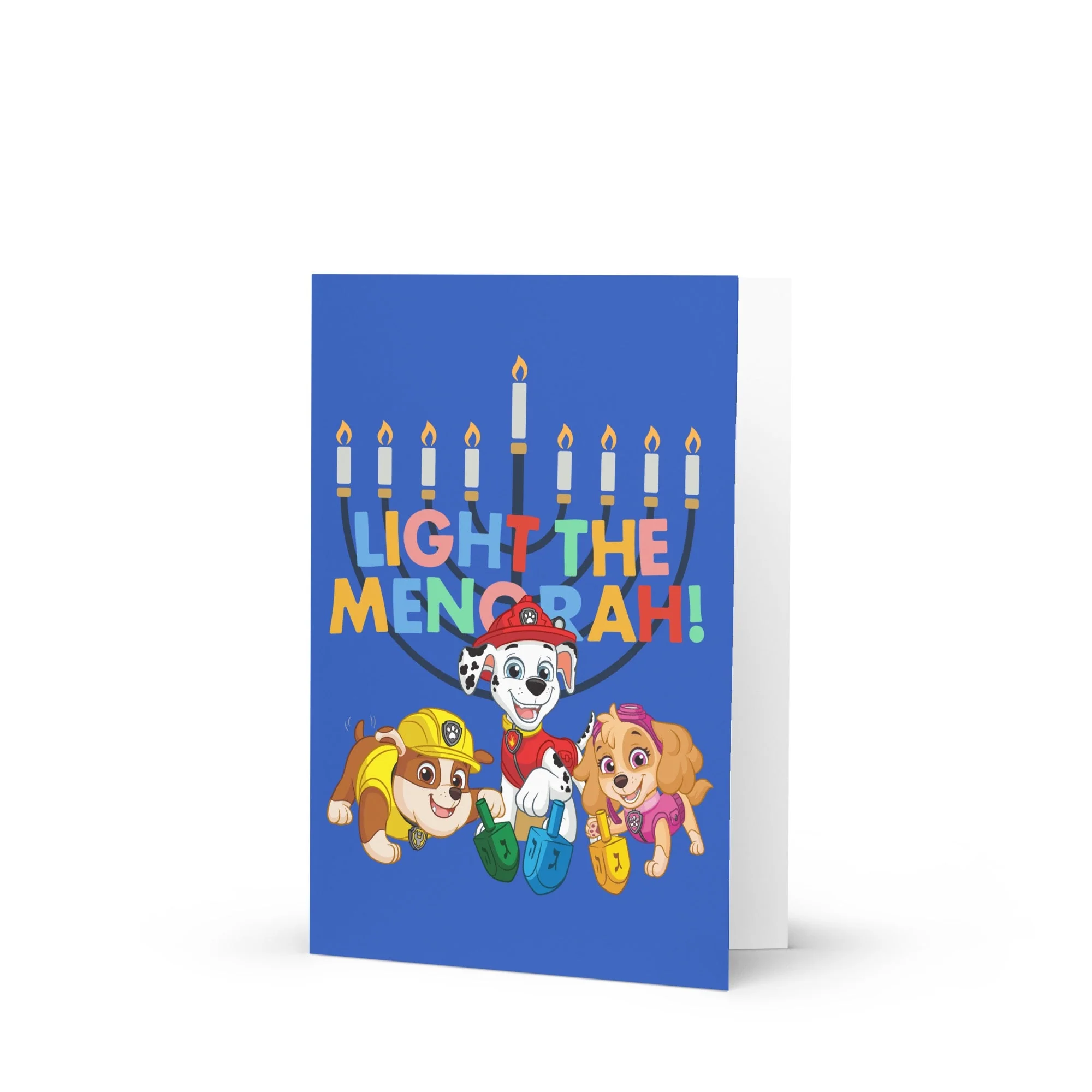 Paw Patrol Hanukkah Greeting Card - Image 2