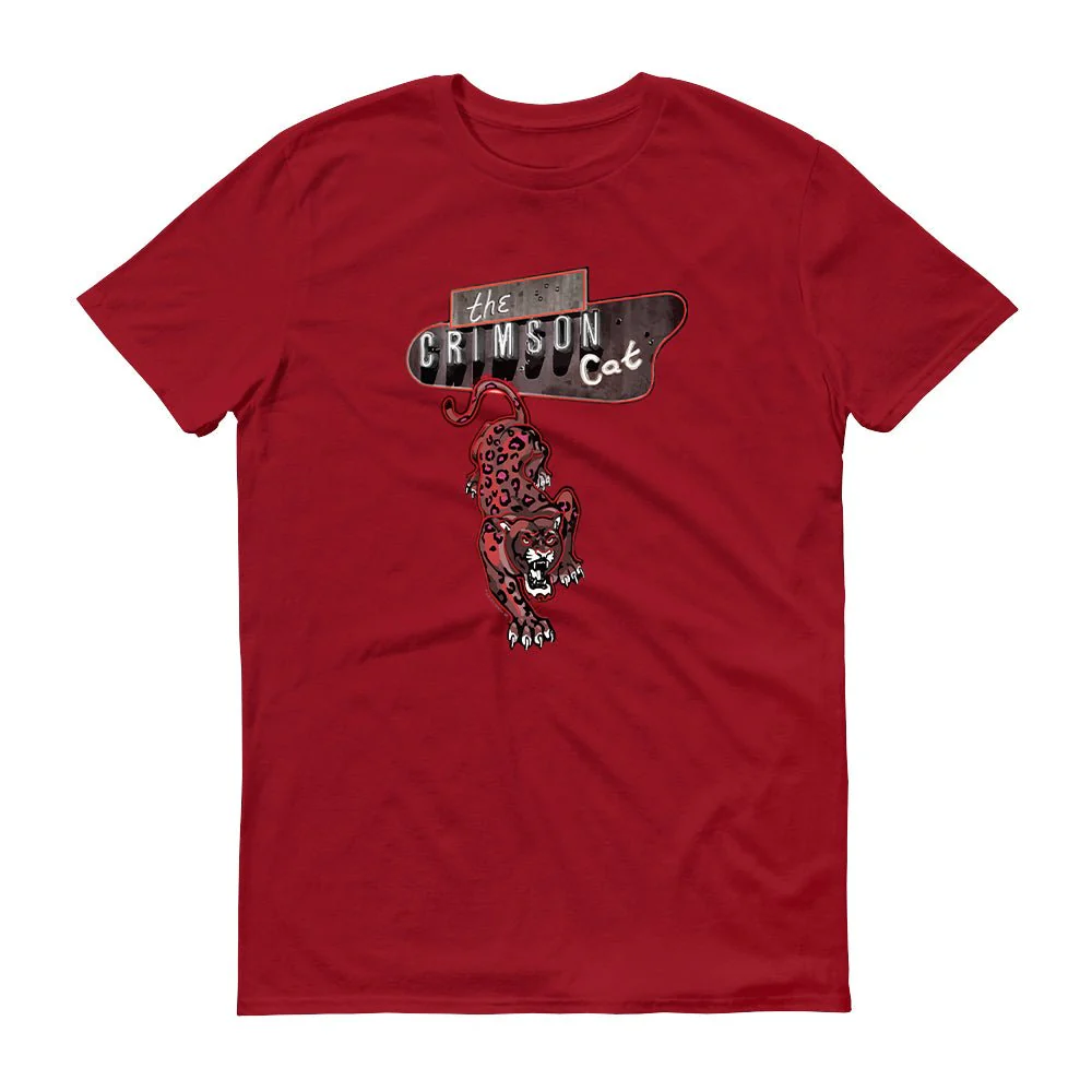 Penny Dreadful: City of Angels Crimson Cat Adult Short Sleeve T-Shirt - Image 2