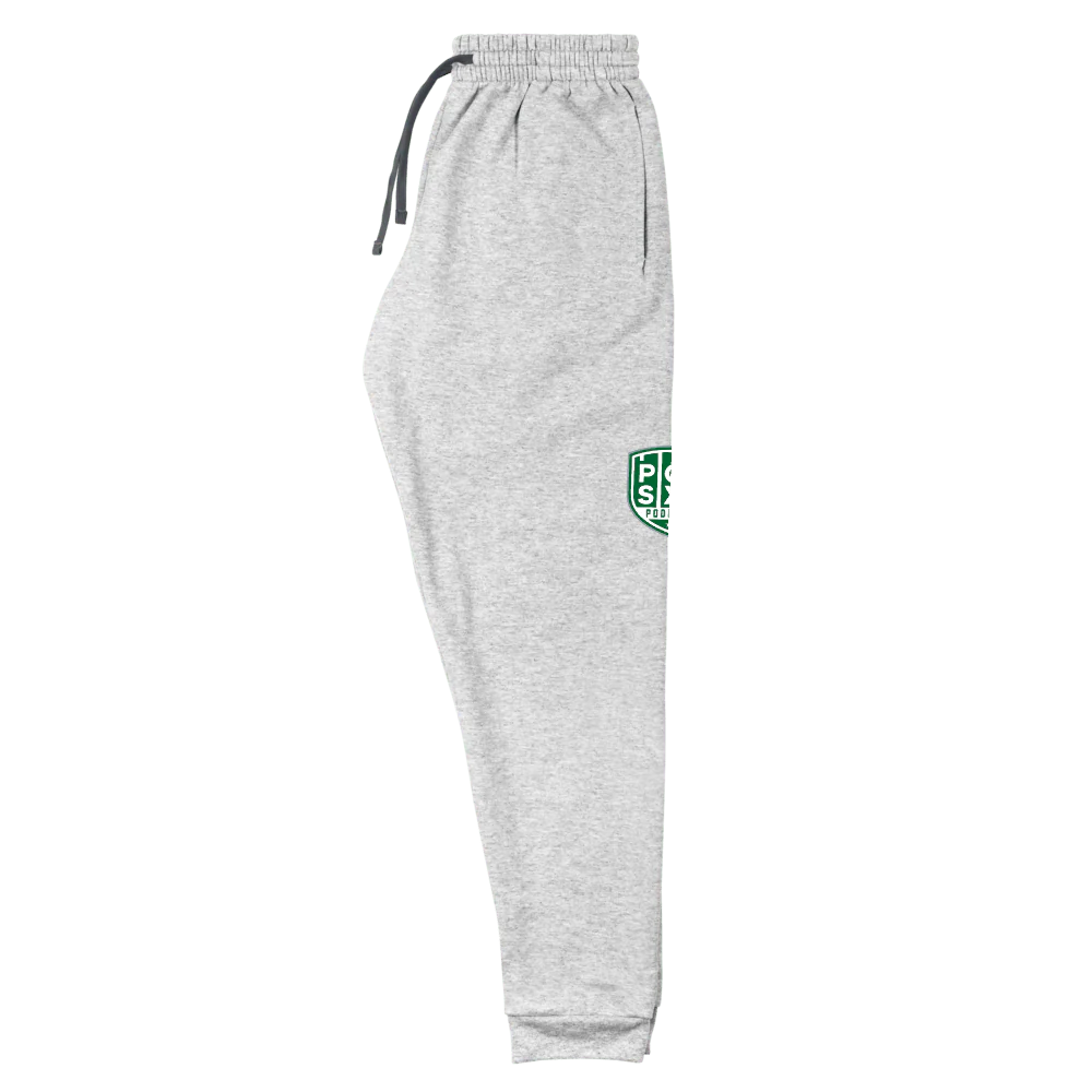 Pick Six Podcast Logo Adult Fleece Joggers - Image 12