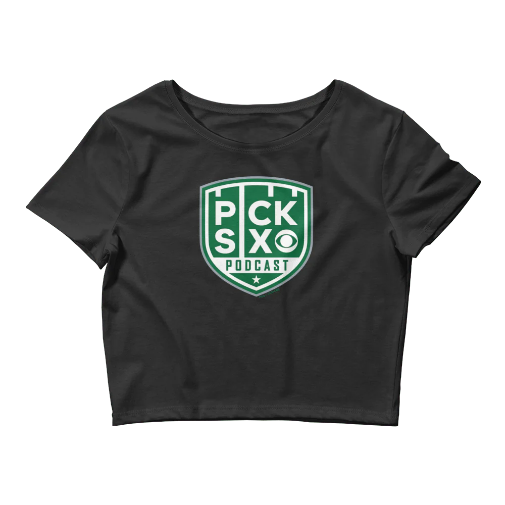 Pick Six Podcast Logo Women's Crop Top