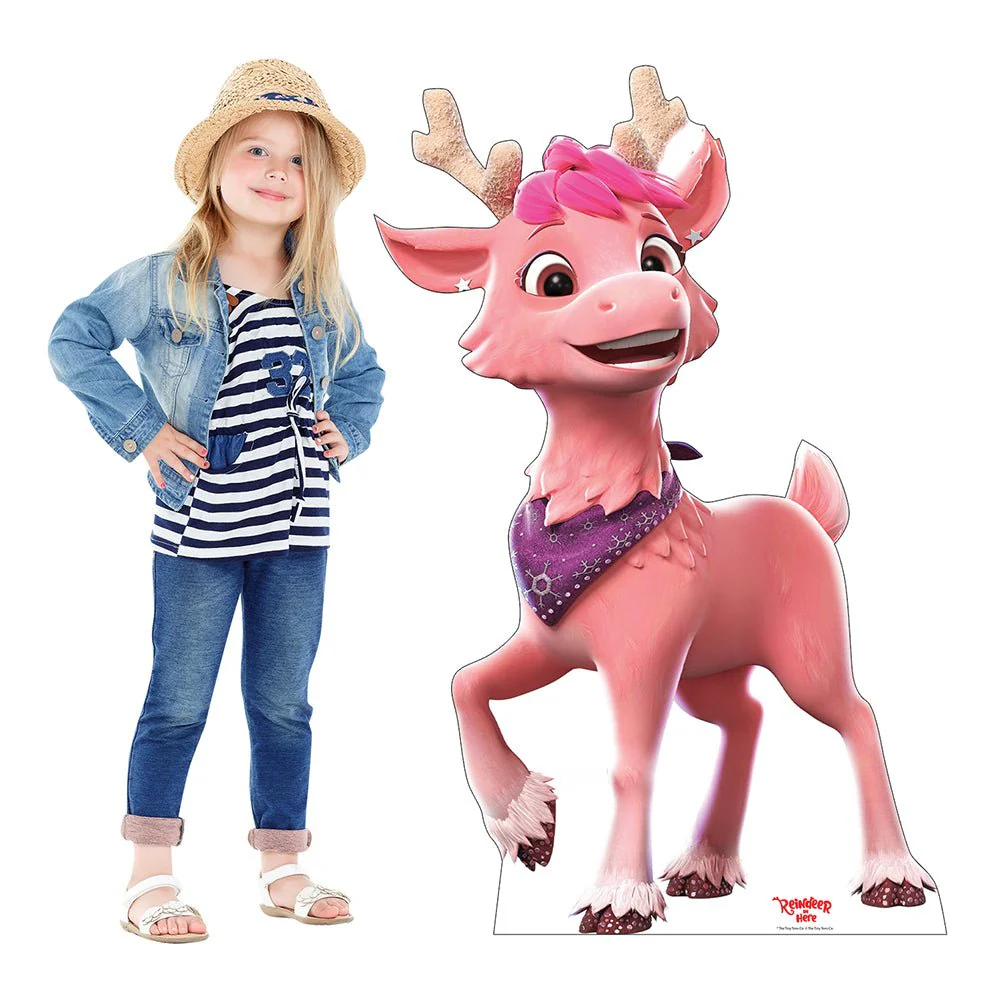 Reindeer In Here Pinky Standee - Image 3