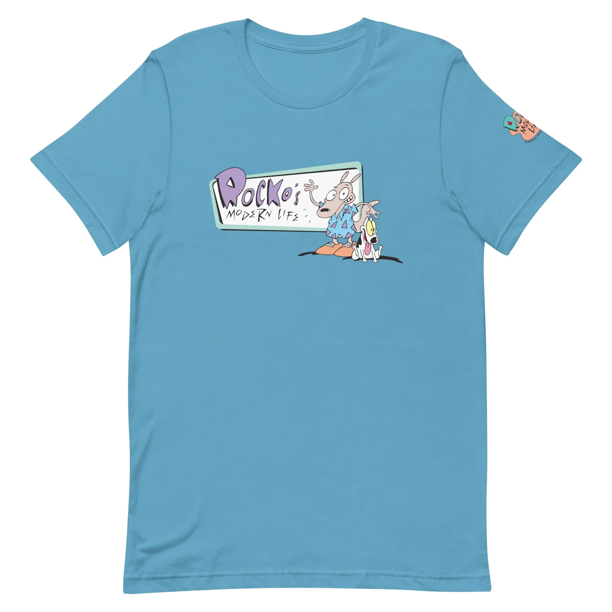 Rocko's Modern Life Logo Adult Short Sleeve T-Shirt - Image 4
