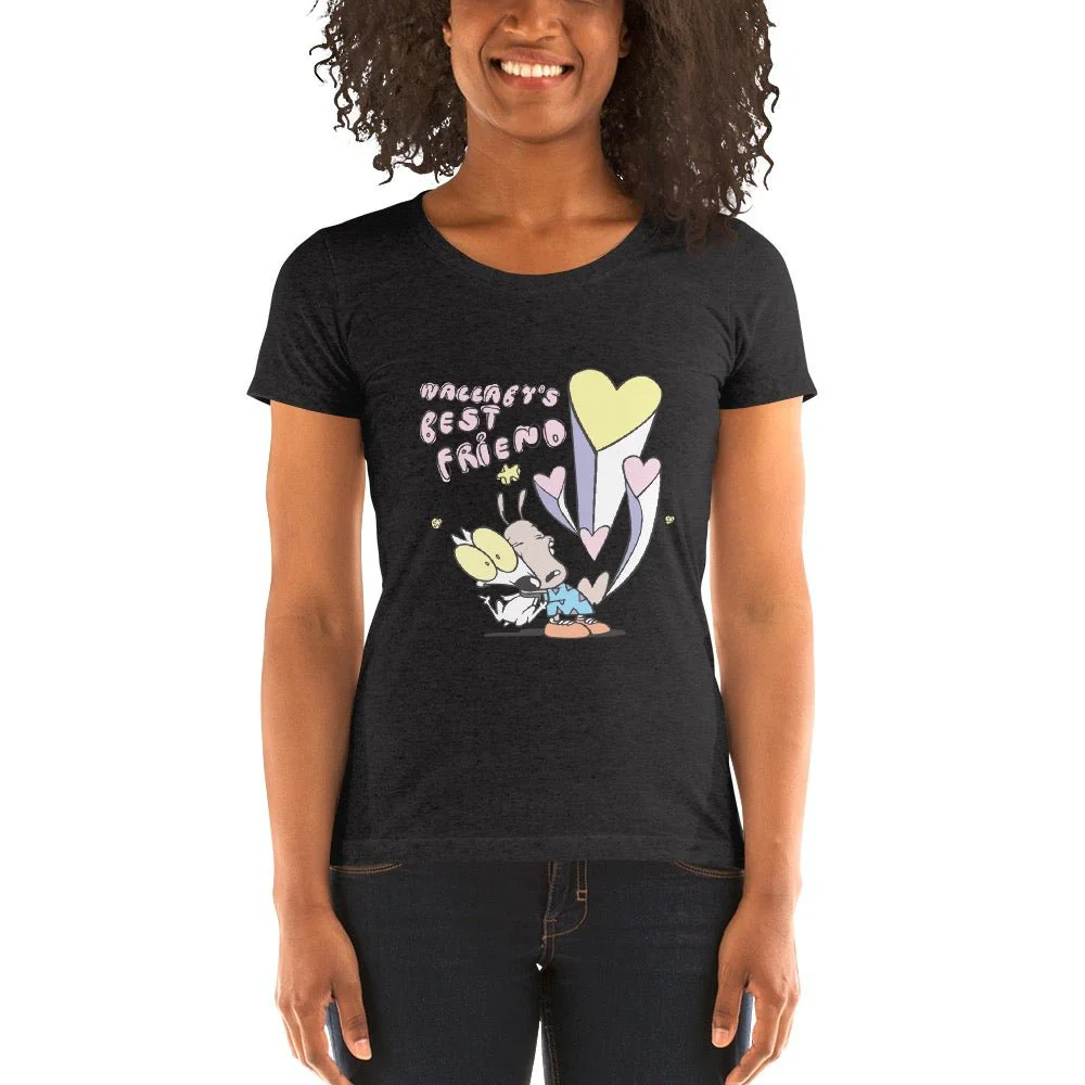Rocko's Modern Life Wallaby's Best Friend Women's Triblend T-Shirt - Image 4
