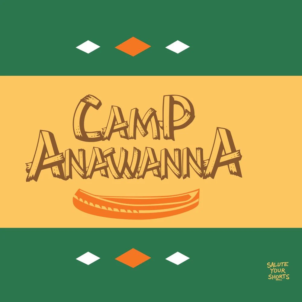 Salute Your Shorts Camp Anawanna Sherpa Blanket - Image 2