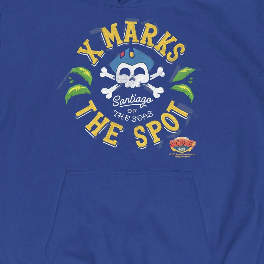 Santiago of the Seas X Marks The Spot Youth Hooded Sweatshirt - Image 2