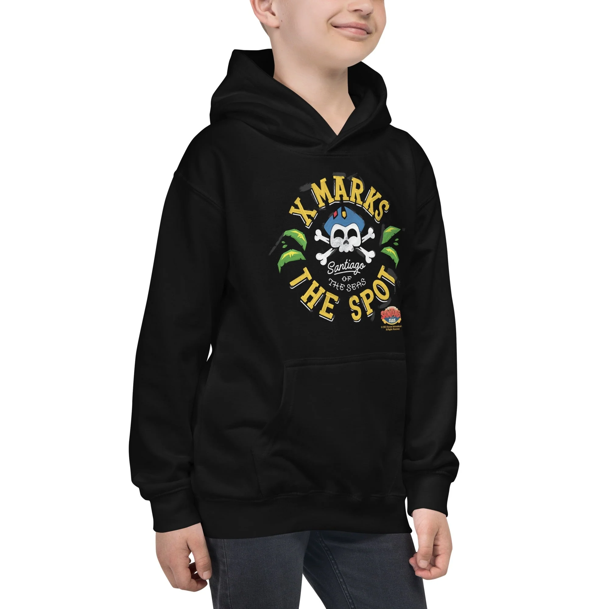 Santiago of the Seas X Marks The Spot Youth Hooded Sweatshirt - Image 5