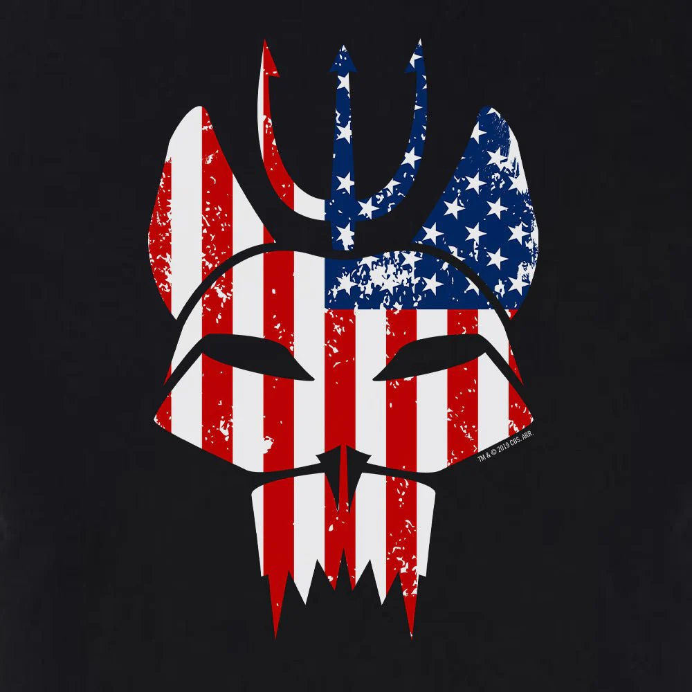 SEAL Team Bravo American Flag Adult Short Sleeve T-Shirt - Image 2