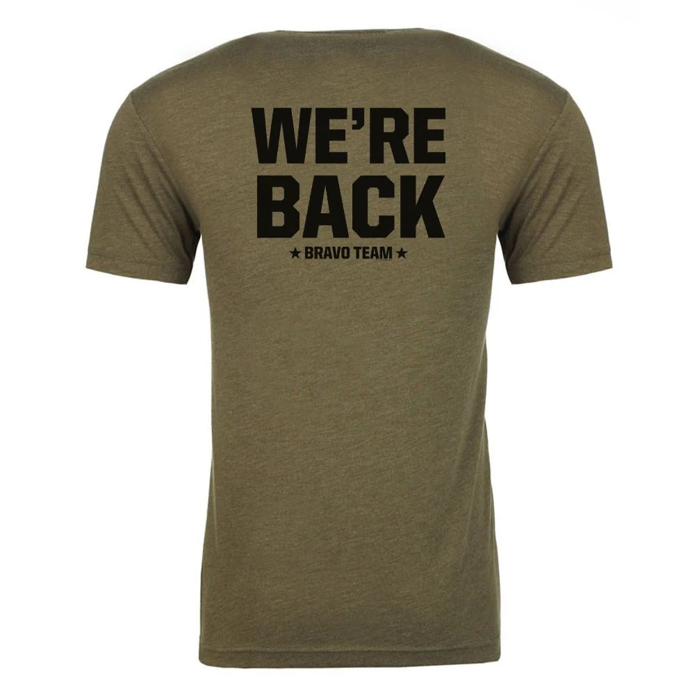 SEAL Team Bravo Team We're Back Men's Tri-Blend T-Shirt - Image 10