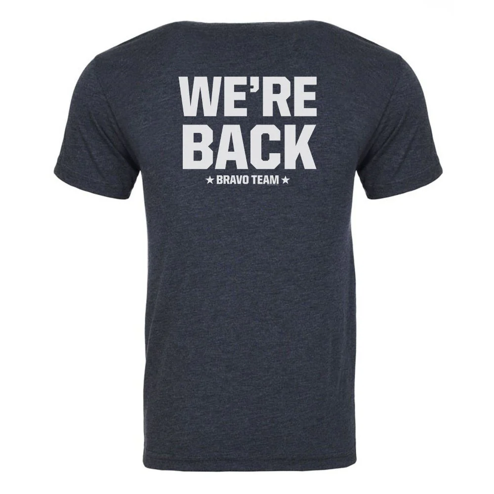 SEAL Team Bravo Team We're Back Men's Tri-Blend T-Shirt - Image 8