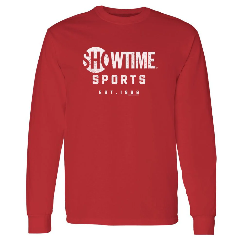 SHOWTIME Sports Est. 1986 Adult Long Sleeve T-Shirt - Image 2