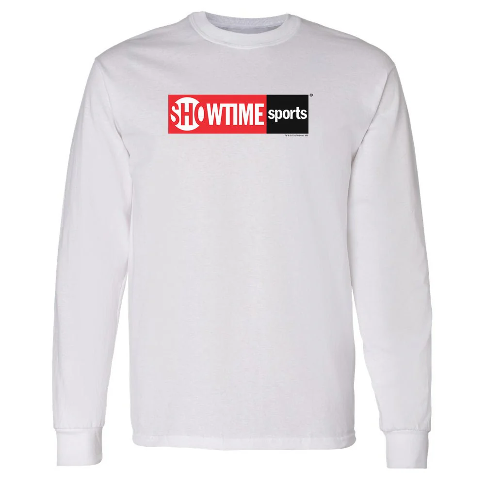 SHOWTIME Sports Red Logo Adult Long Sleeve T-Shirt - Image 2