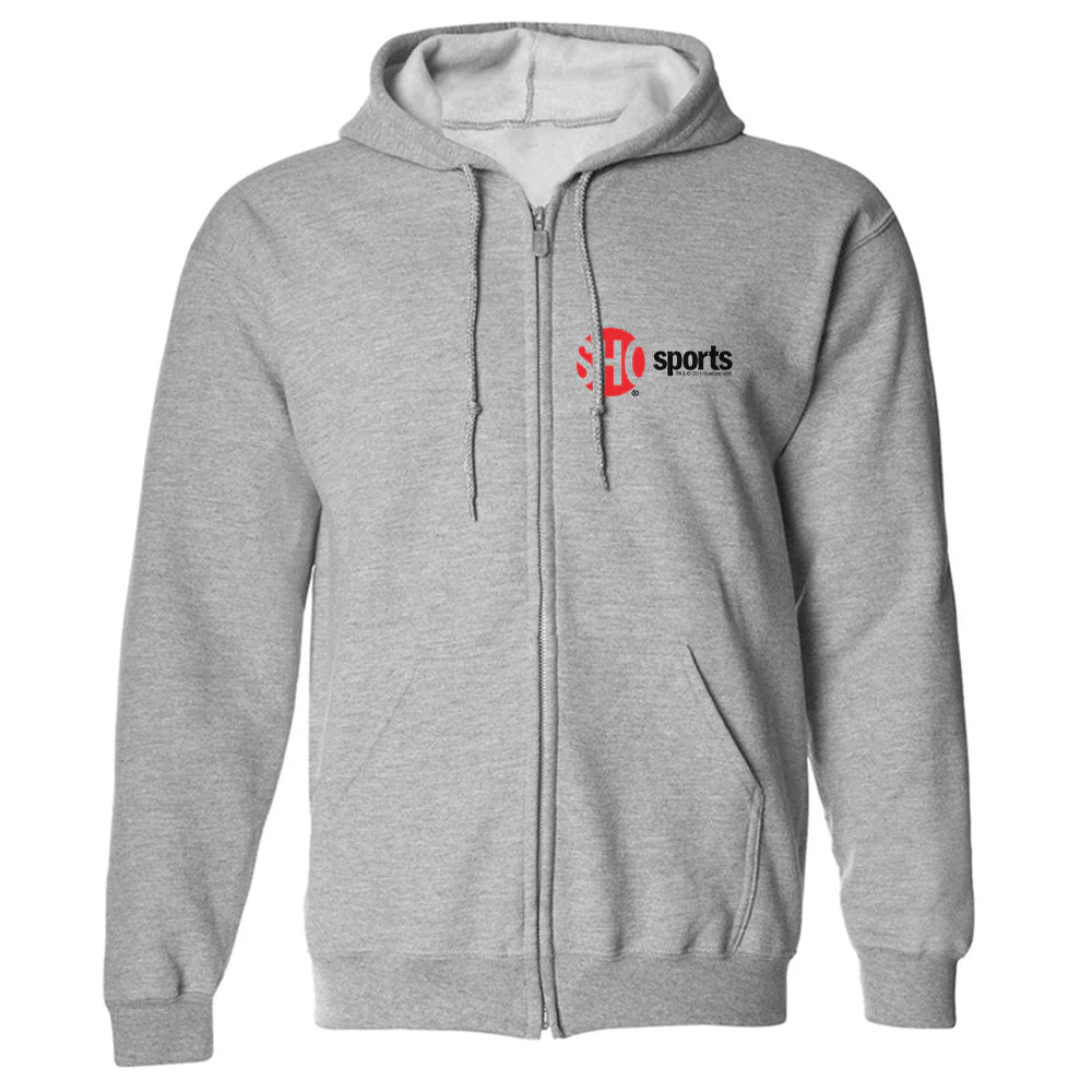 SHOWTIME Sports SHO Sports Red Bug Outline Logo Fleece Zip-Up Hooded Sweatshirt - Image 2
