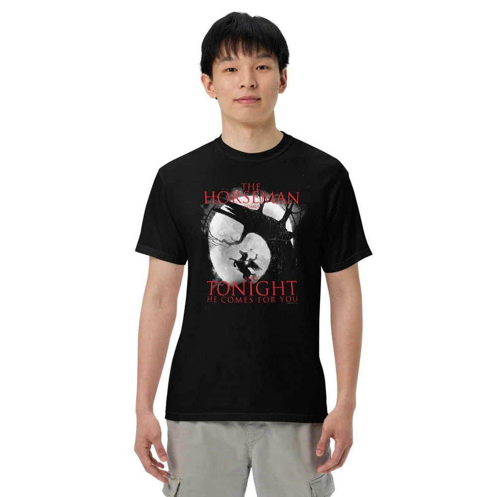 Sleepy Hollow Tonight He Comes For You Unisex Comfort Colors T-Shirt - Image 3