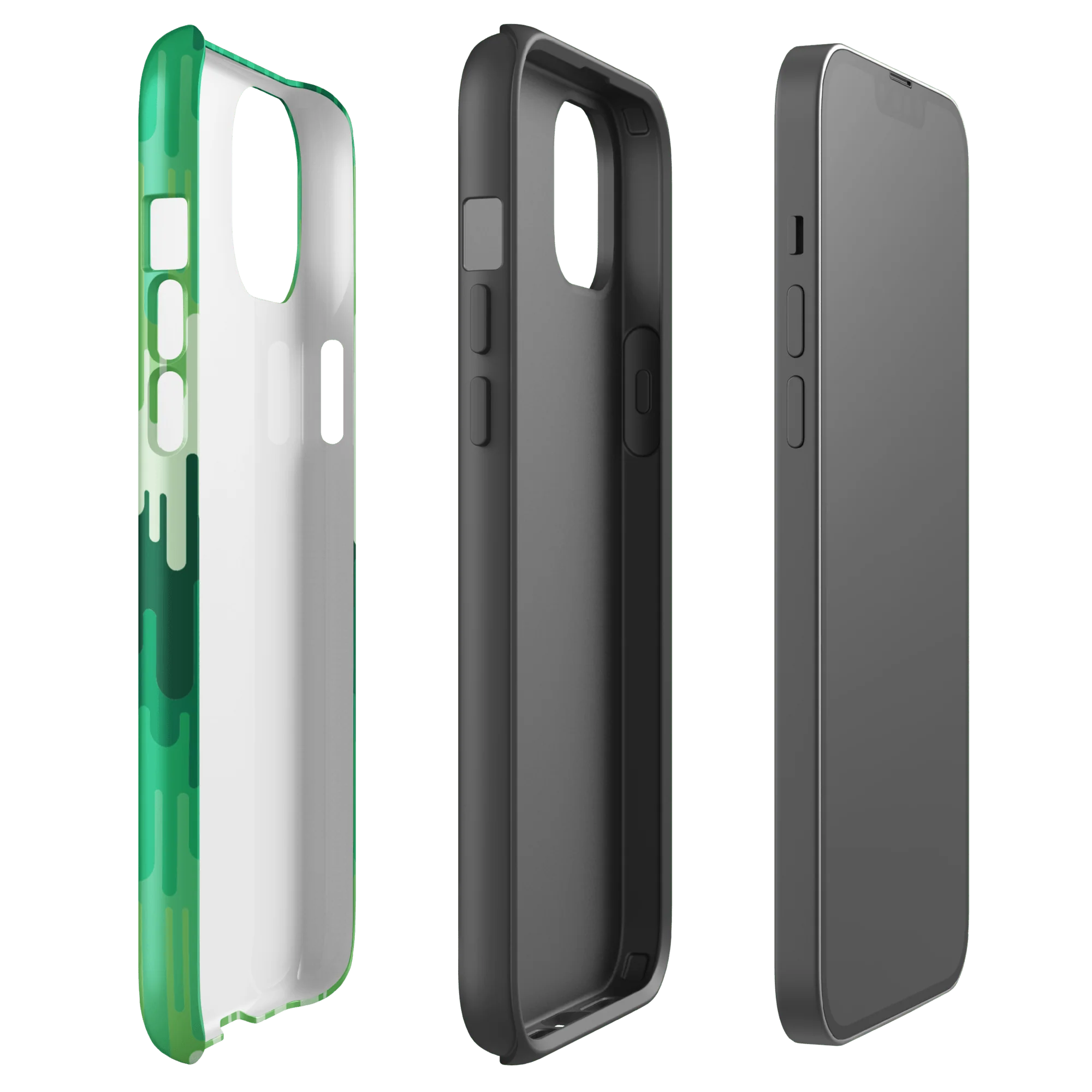 Slime Ombre Green Tough Phone Case - iPhone - Image 29