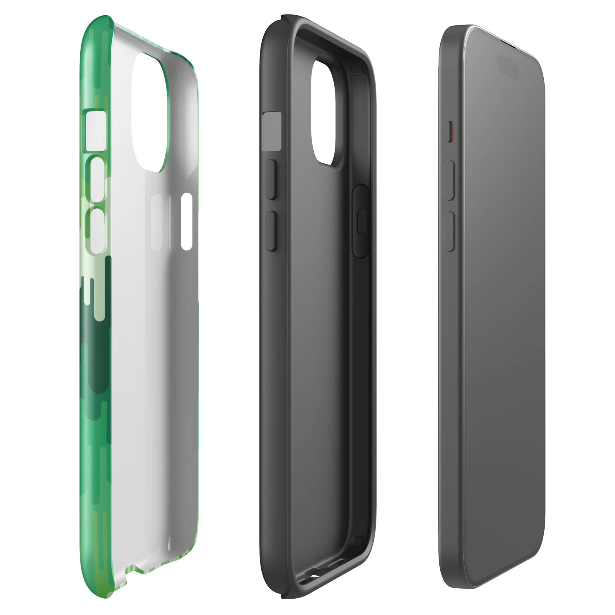 Slime Ombre Green Tough Phone Case - iPhone - Image 41