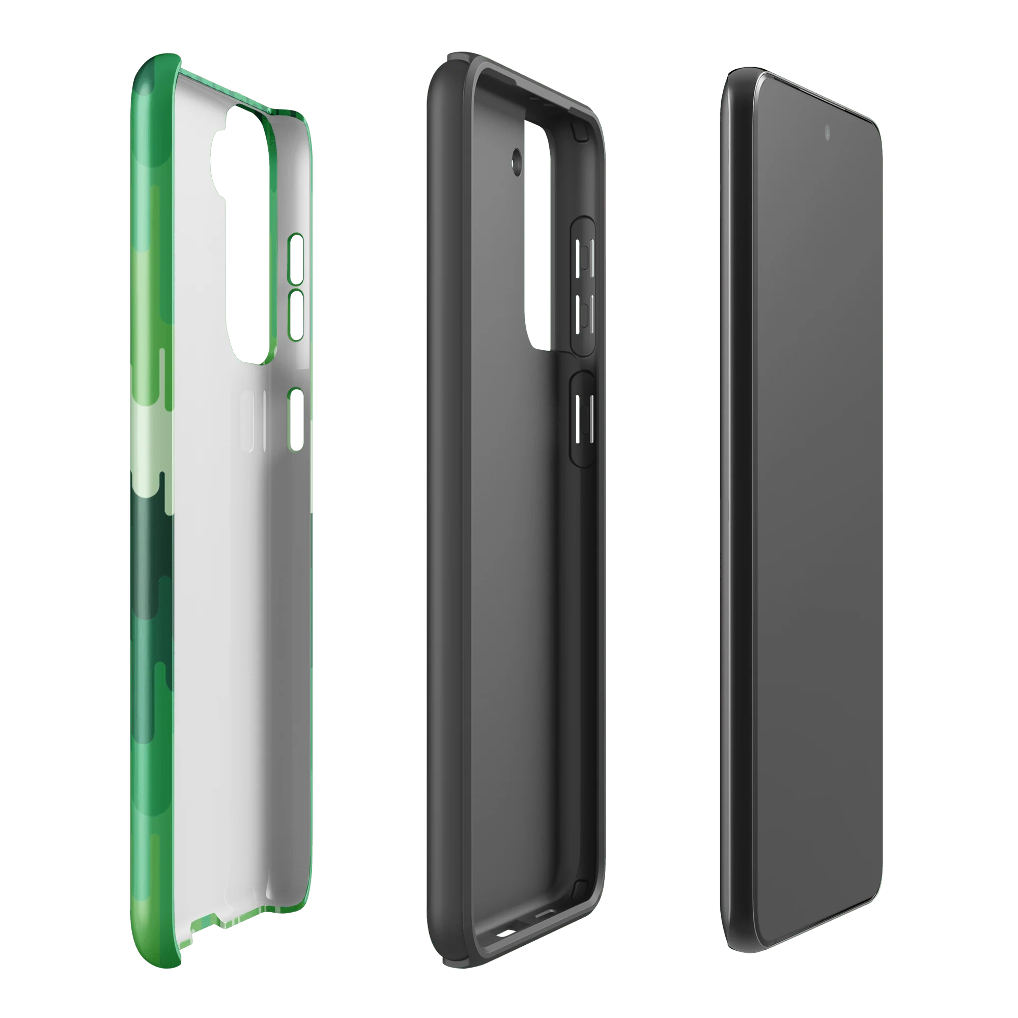 Slime Ombre Green Tough Phone Case - Samsung - Image 20