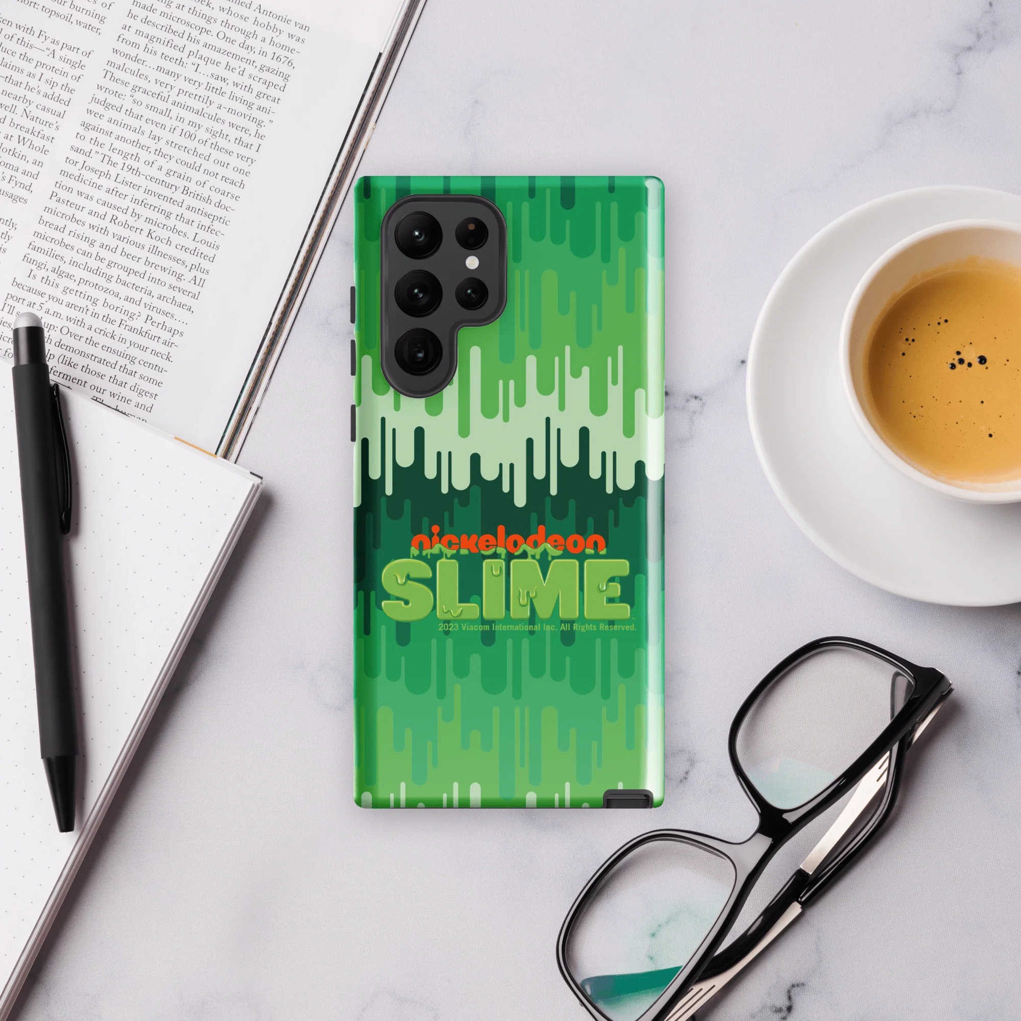 Slime Ombre Green Tough Phone Case - Samsung - Image 33