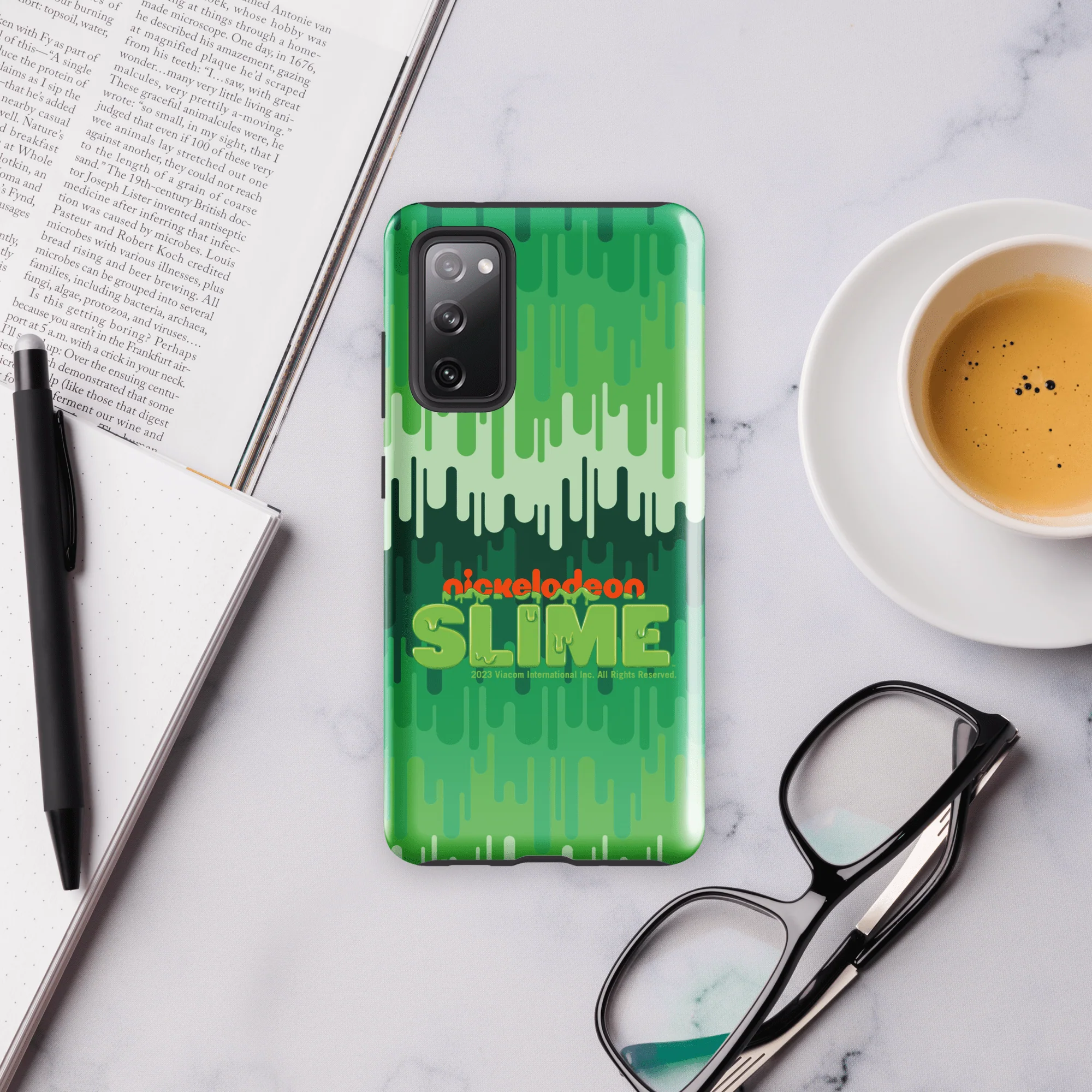Slime Ombre Green Tough Phone Case - Samsung - Image 6