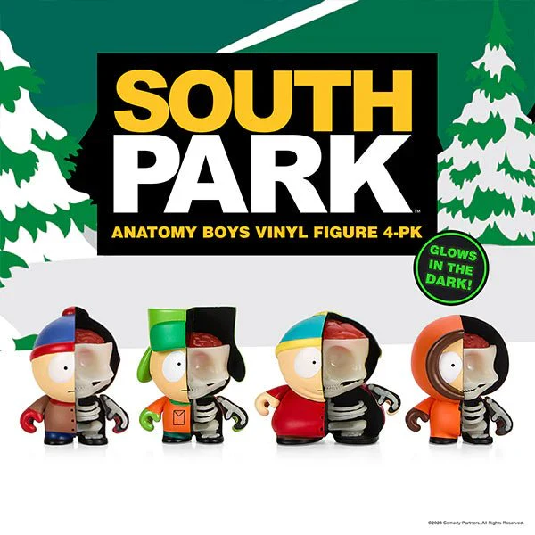 South Park Anatomy Boys 4-Pack Kidrobot Vinyl Figures - Image 18